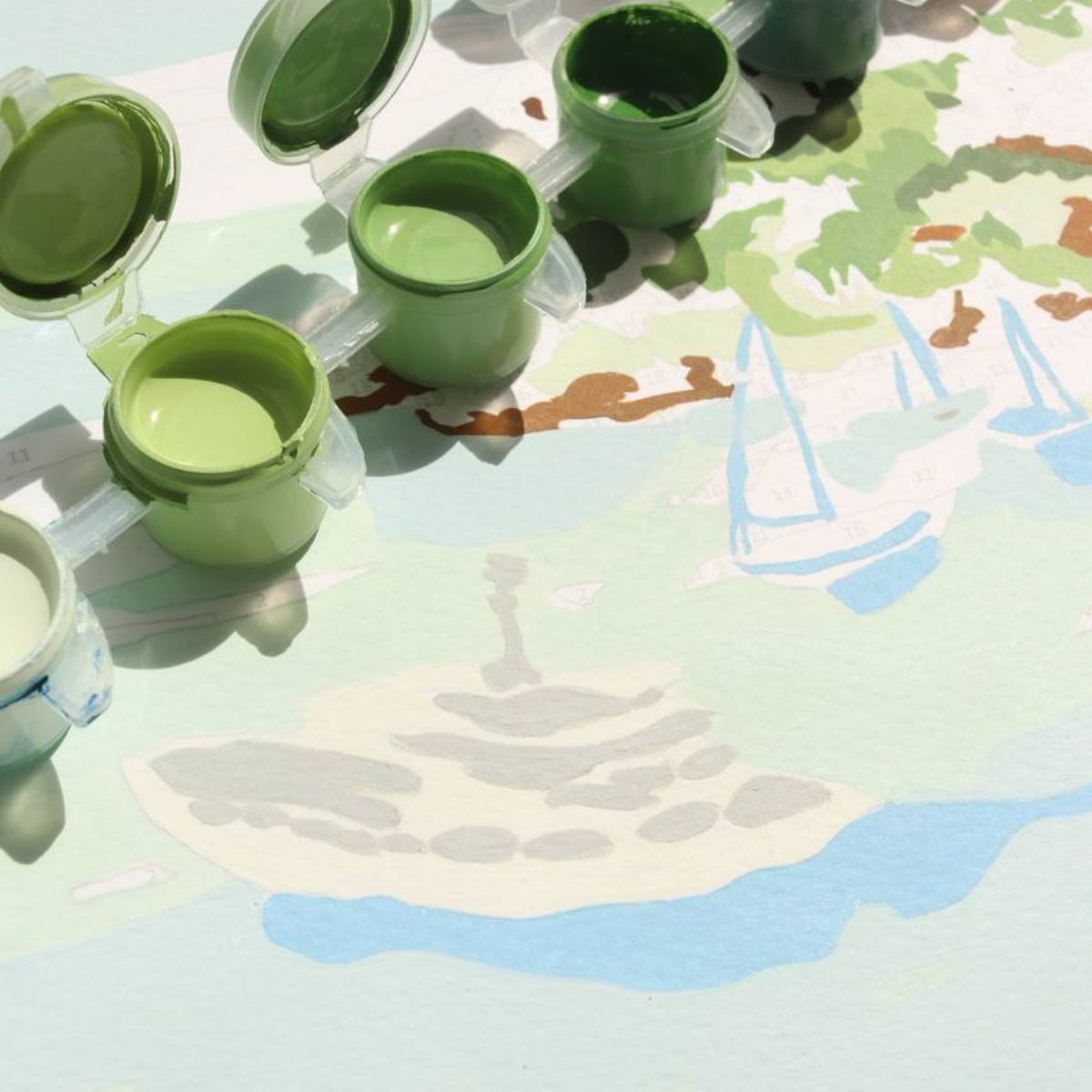 Paint by number kit - Walk in the coves