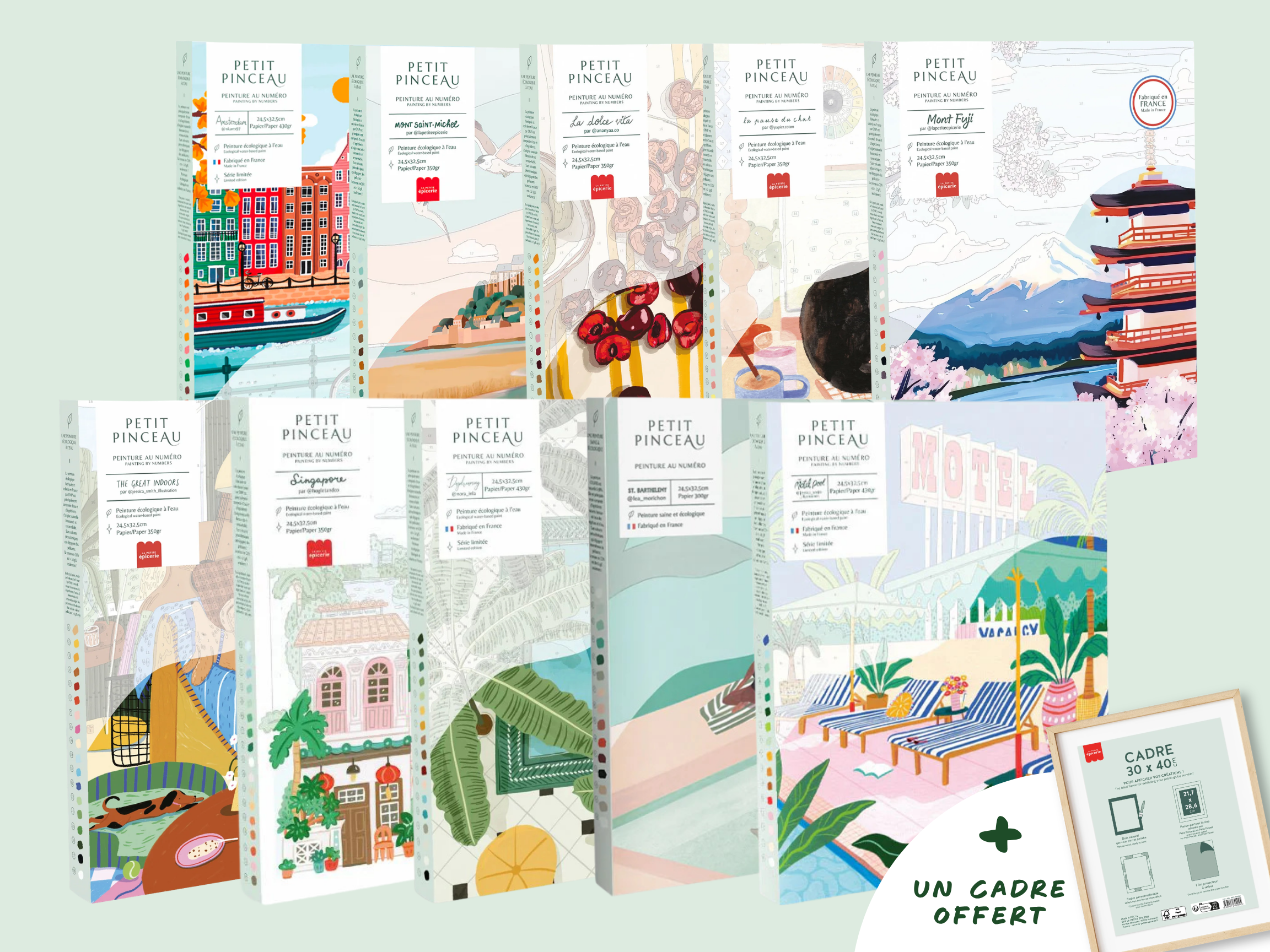 Pack 10 Petit Pinceau emblématiques