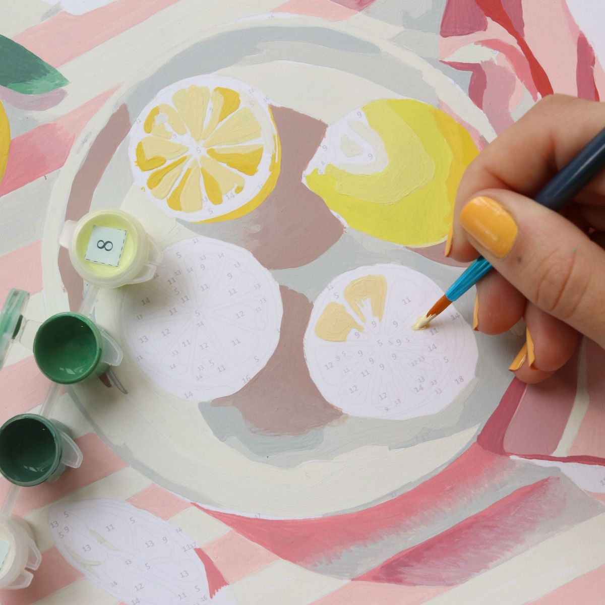 Paint by number kit - Menton lemons