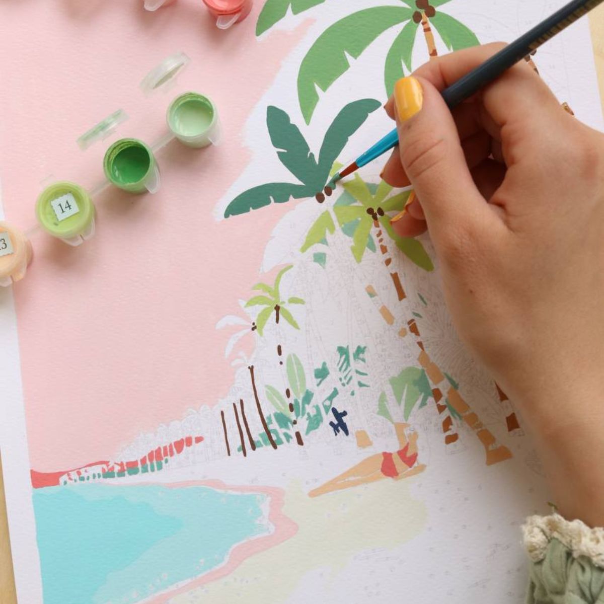 Kit peinture au numéro - Bora Bora