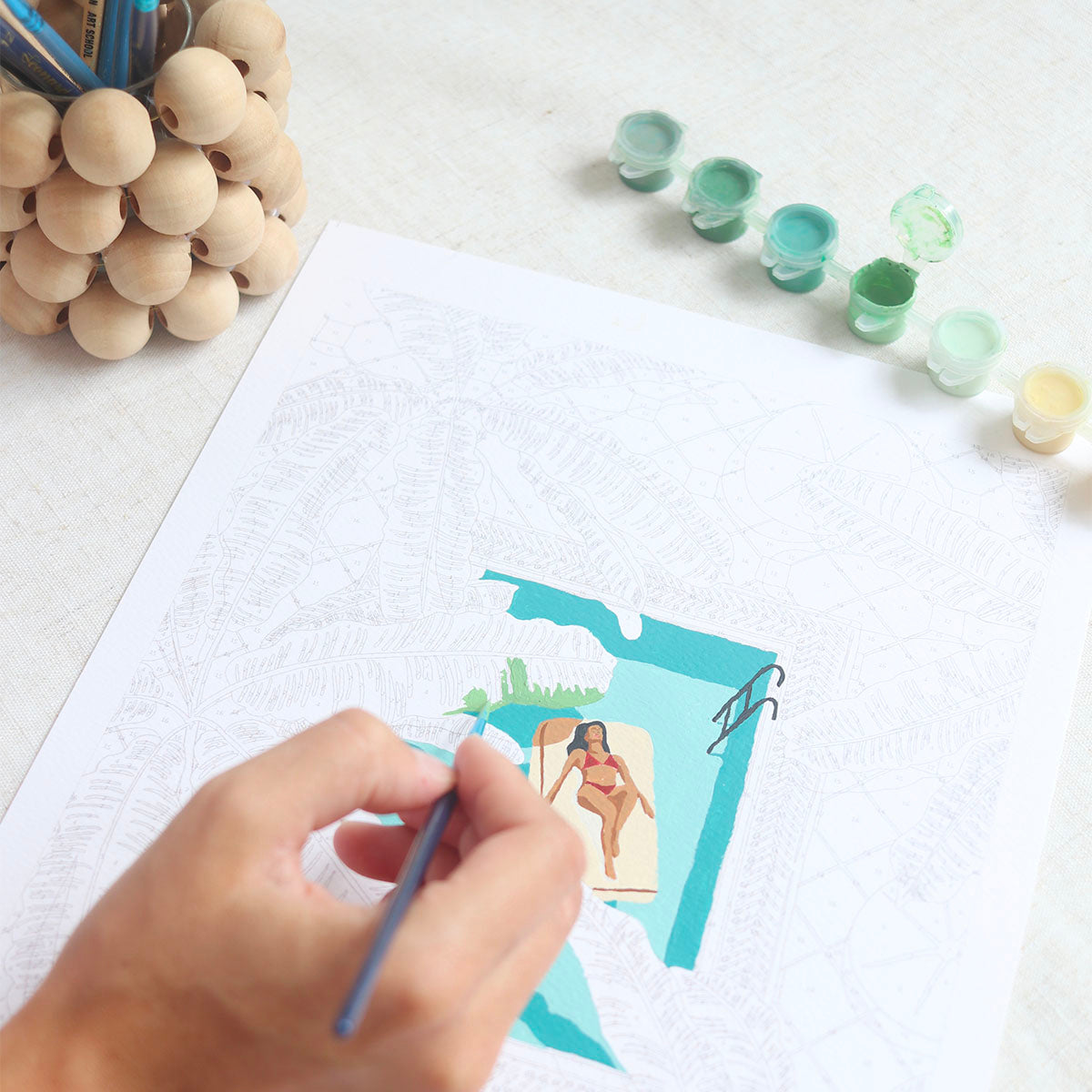 Kit peinture au numéro - Daydreaming