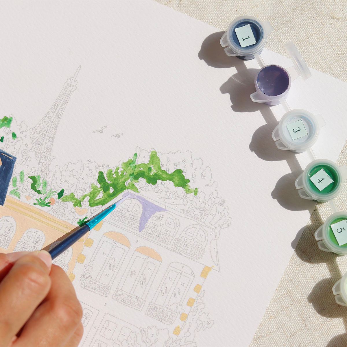 Paint by number kit - Paris