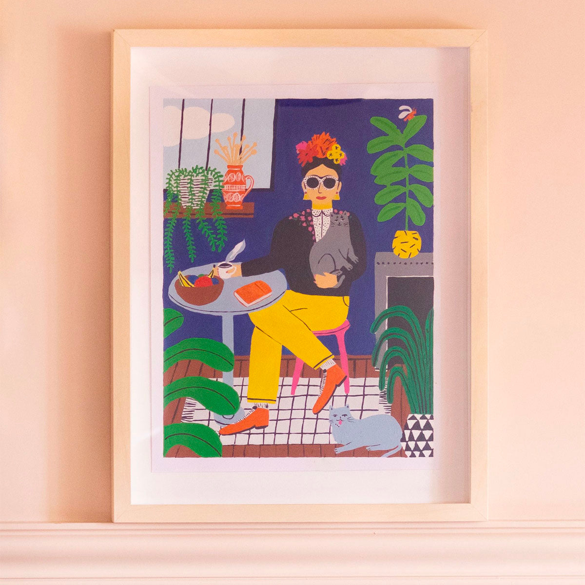 Kit peinture au numéro - La fille aux chats