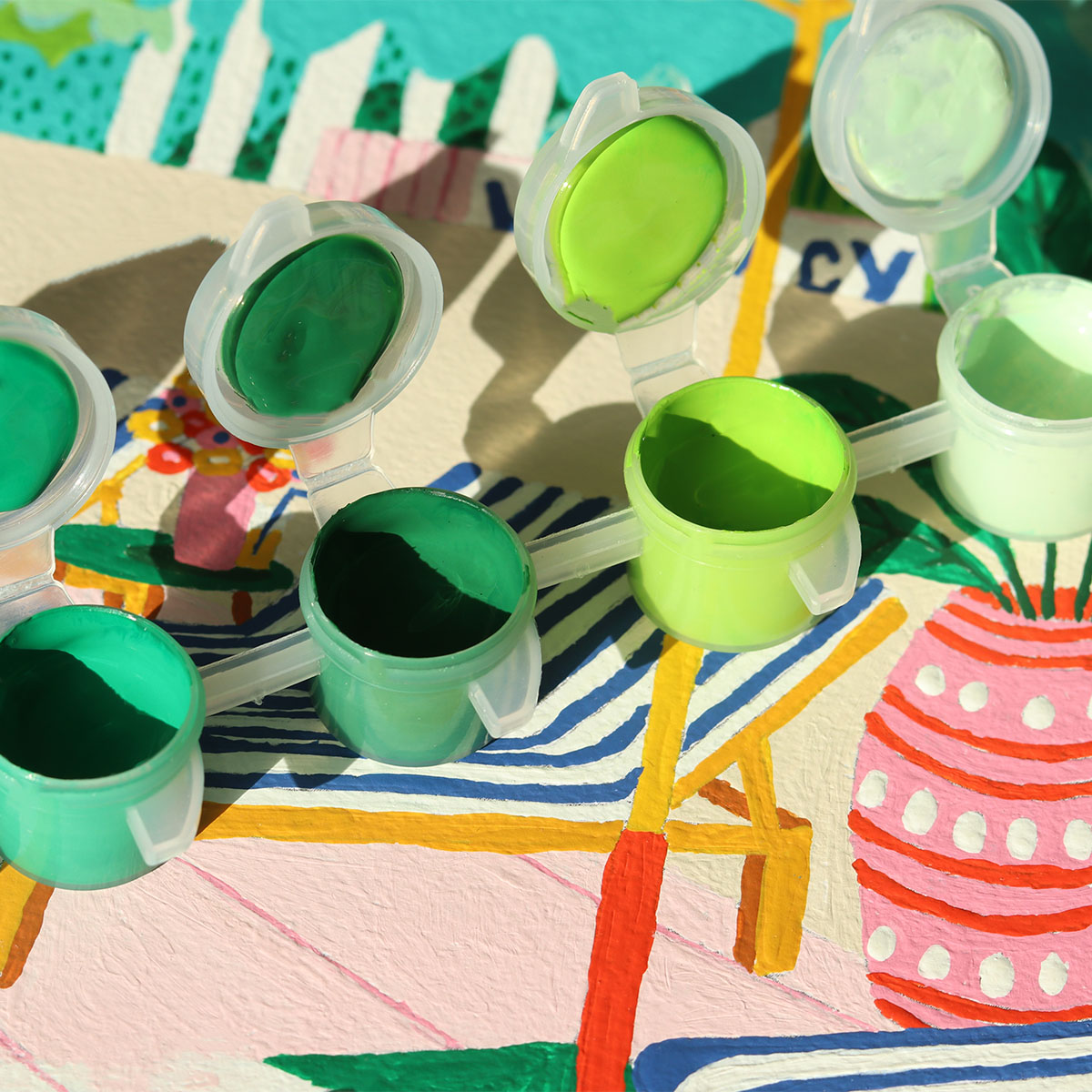 Kit peinture au numéro - The Motel pool