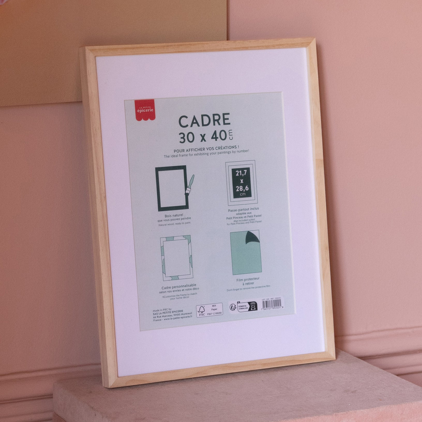 Cadre pour Peinture au numéro