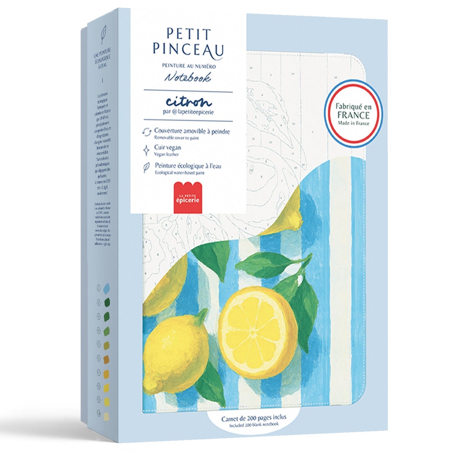 Carnet à peindre - Citrons