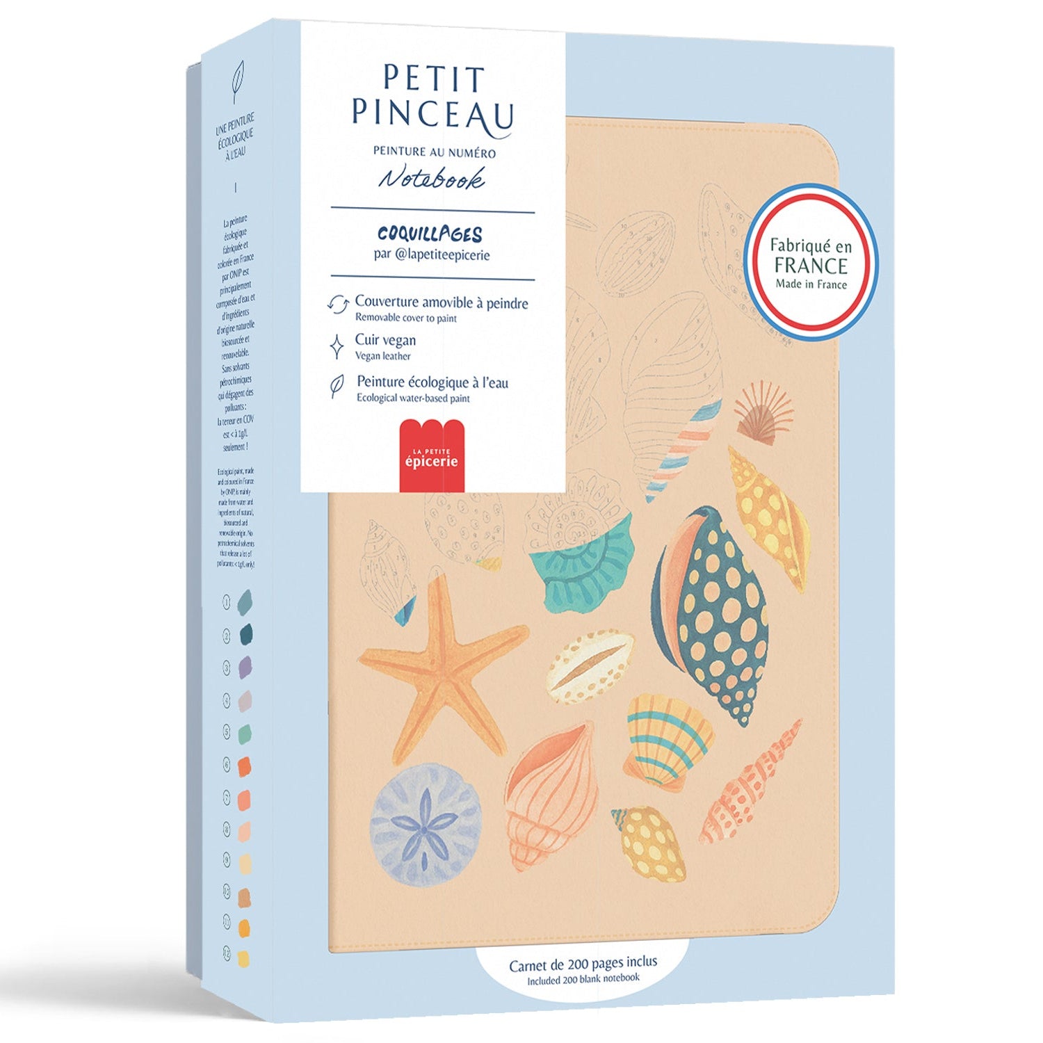 Carnet à peindre - Coquillage