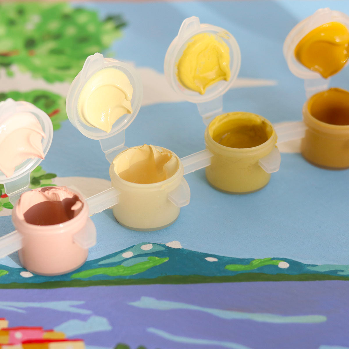 Paint by number kit - Window open to Naples