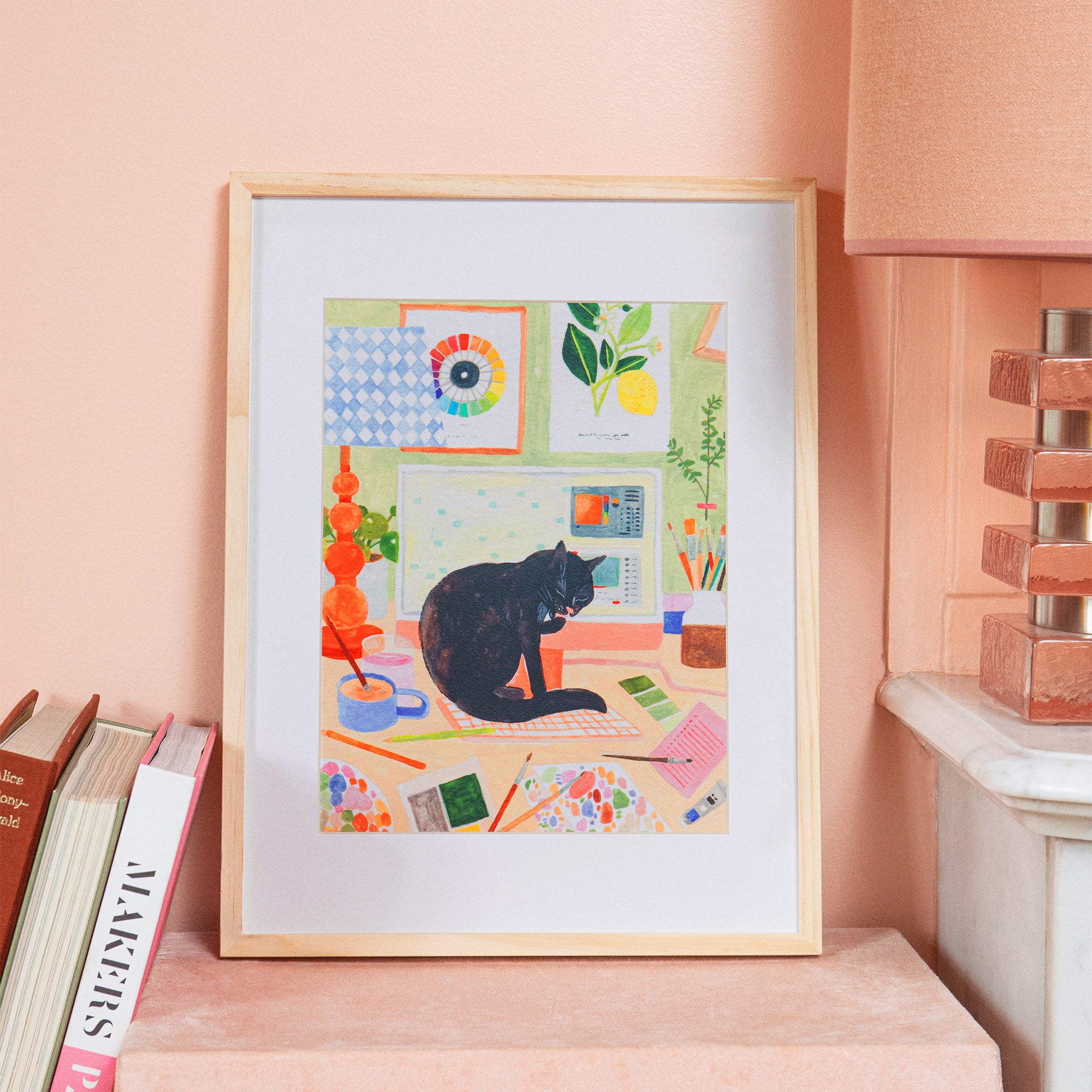 Kit de peinture au numéro - La pause du chat