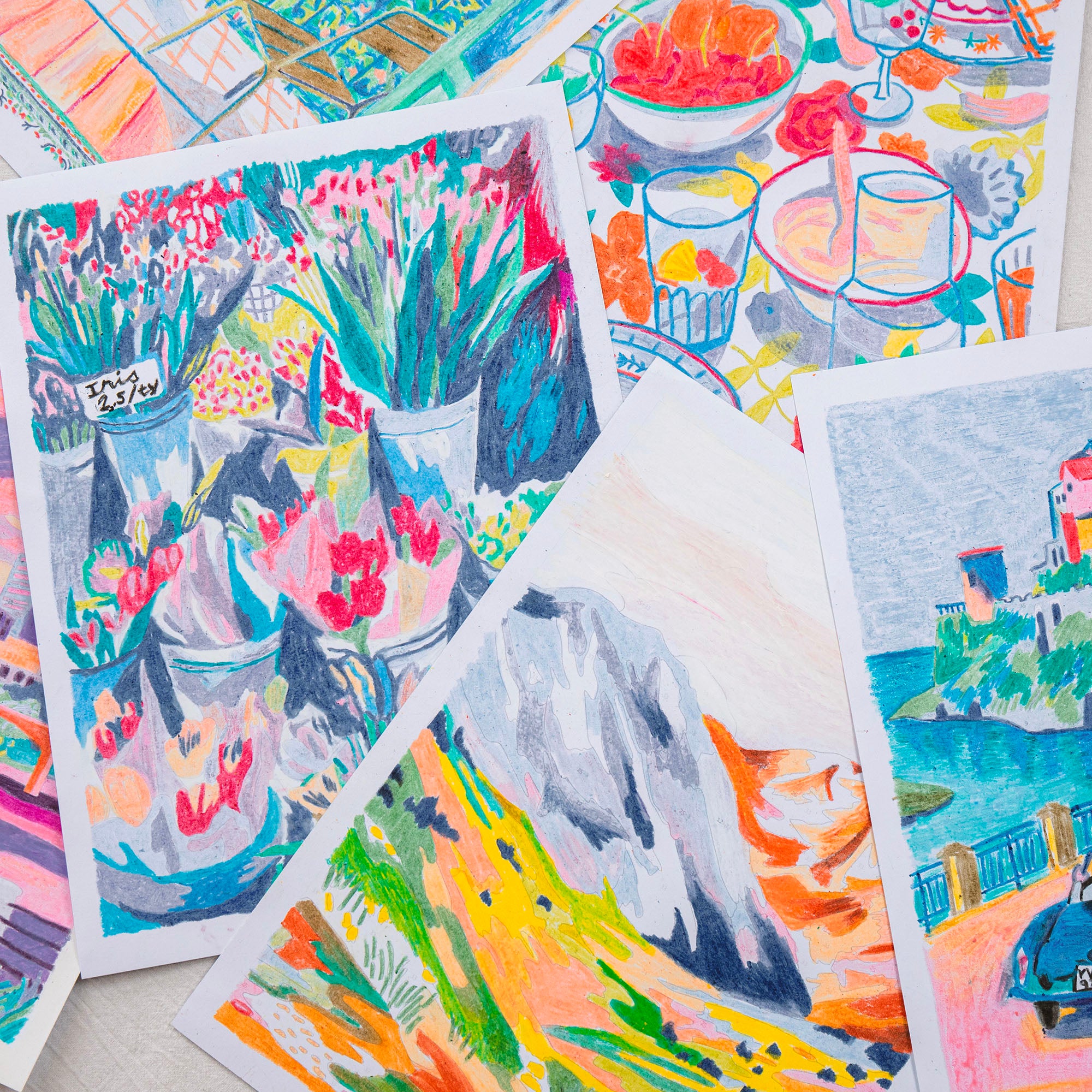 Kit de Pastels aux numéros - Holland Bloom