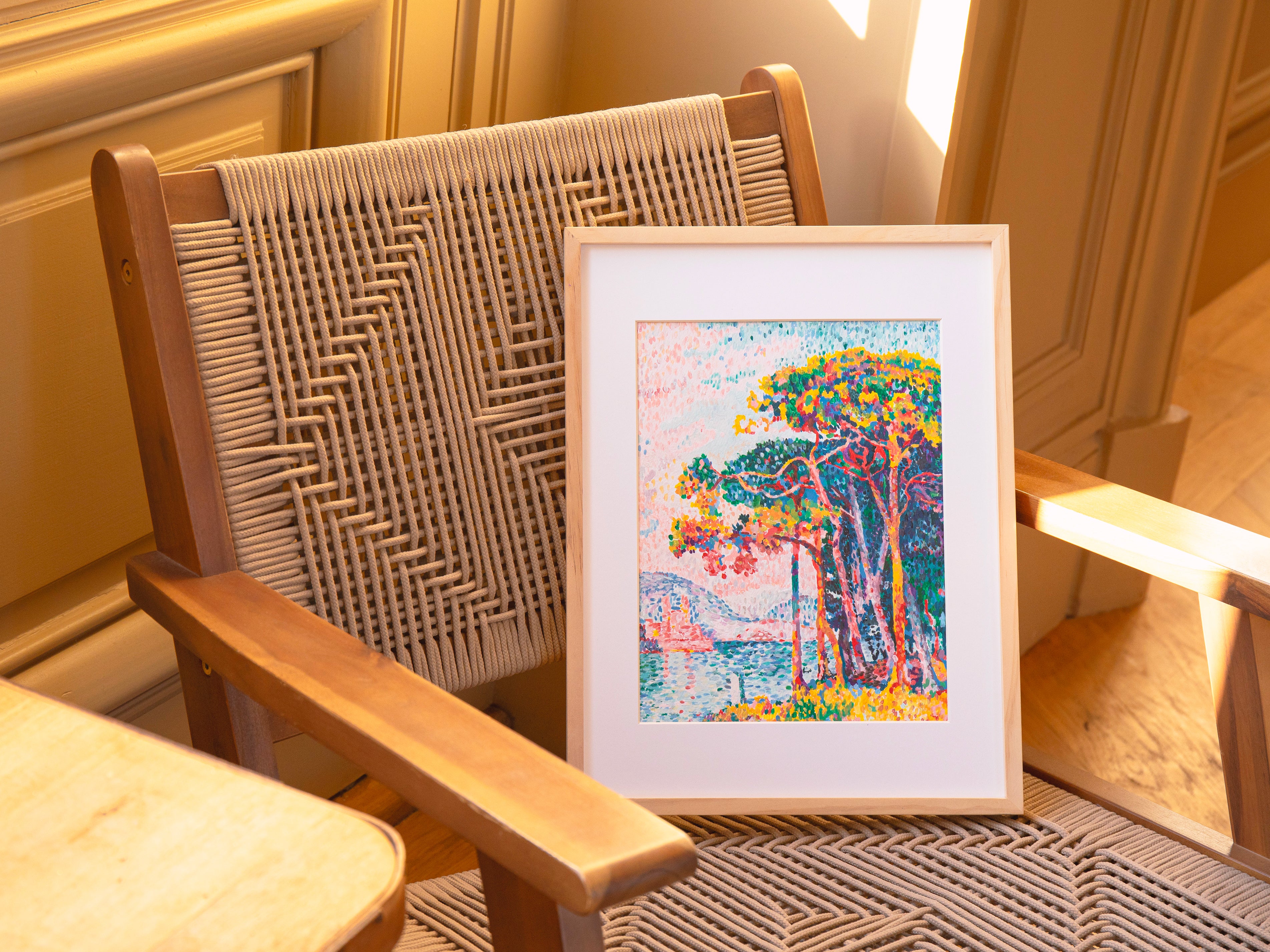 Kit de peinture au numéro - Antibes (La Pinède), Paul Signac