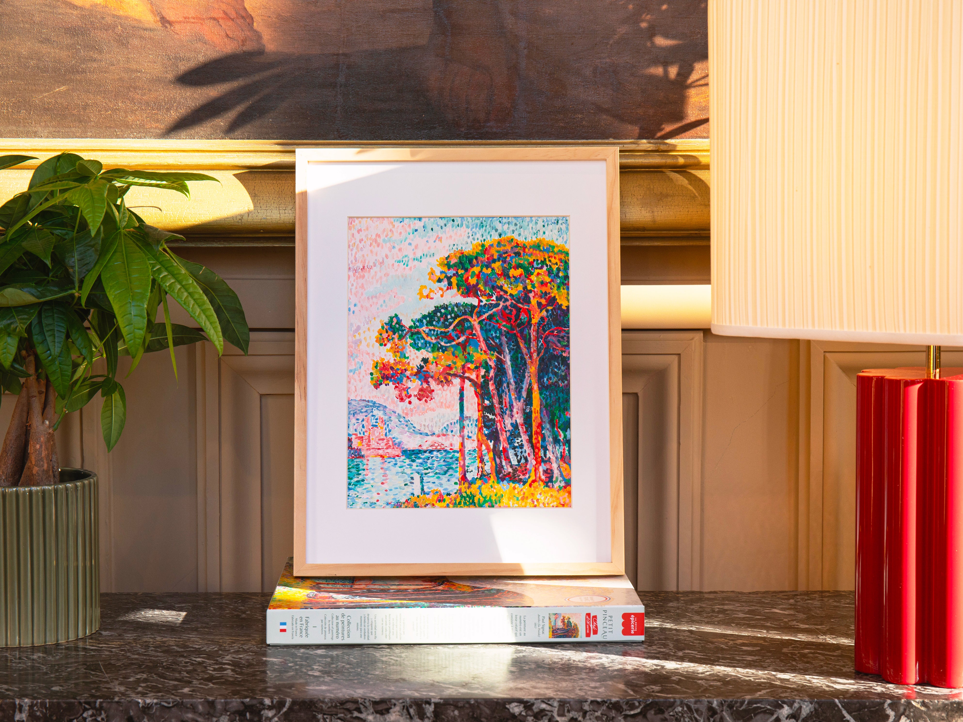 Kit de peinture au numéro - Antibes (La Pinède), Paul Signac