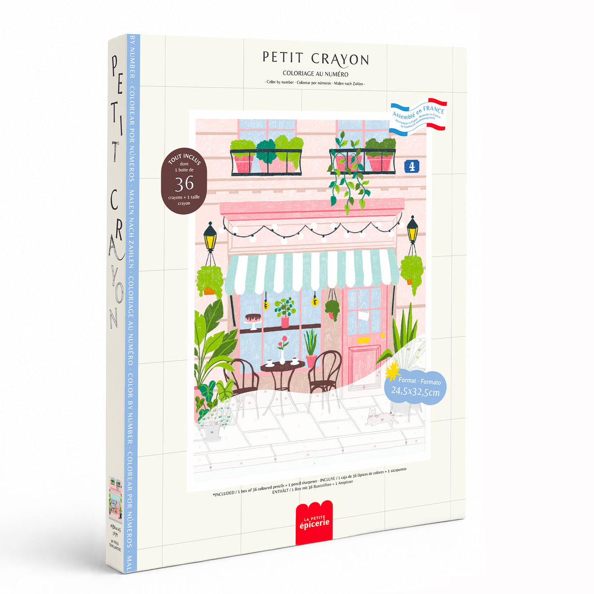 Kit de coloriage au numéro - Petit Crayon - Morning Spot