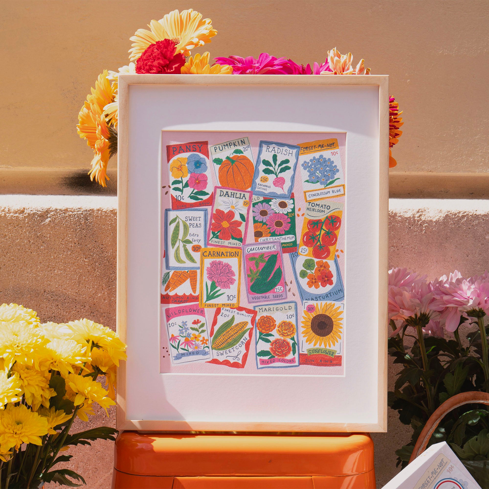 Kit de peinture au numéro - Seed Packets