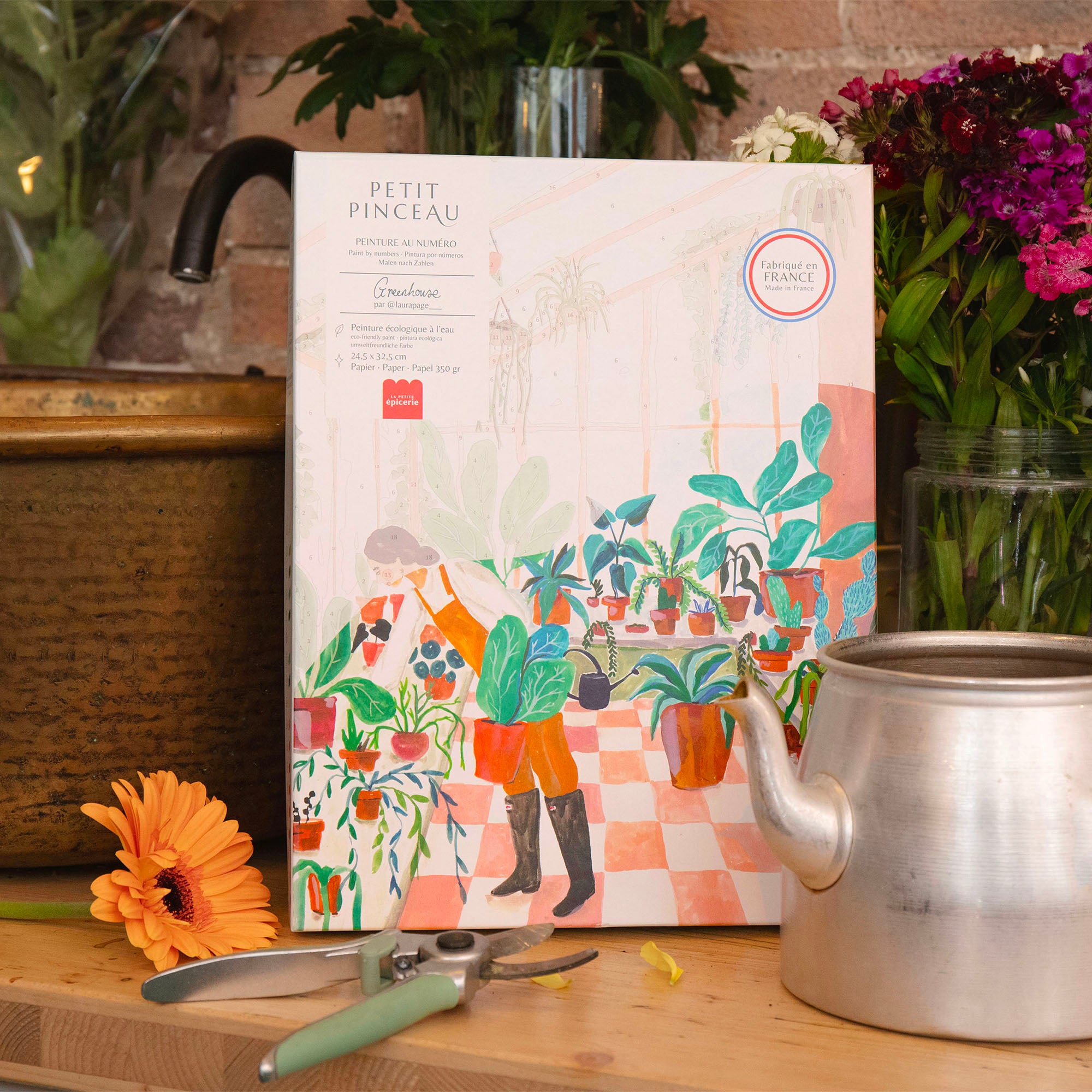 Kit de peinture au numéro - Greenhouse