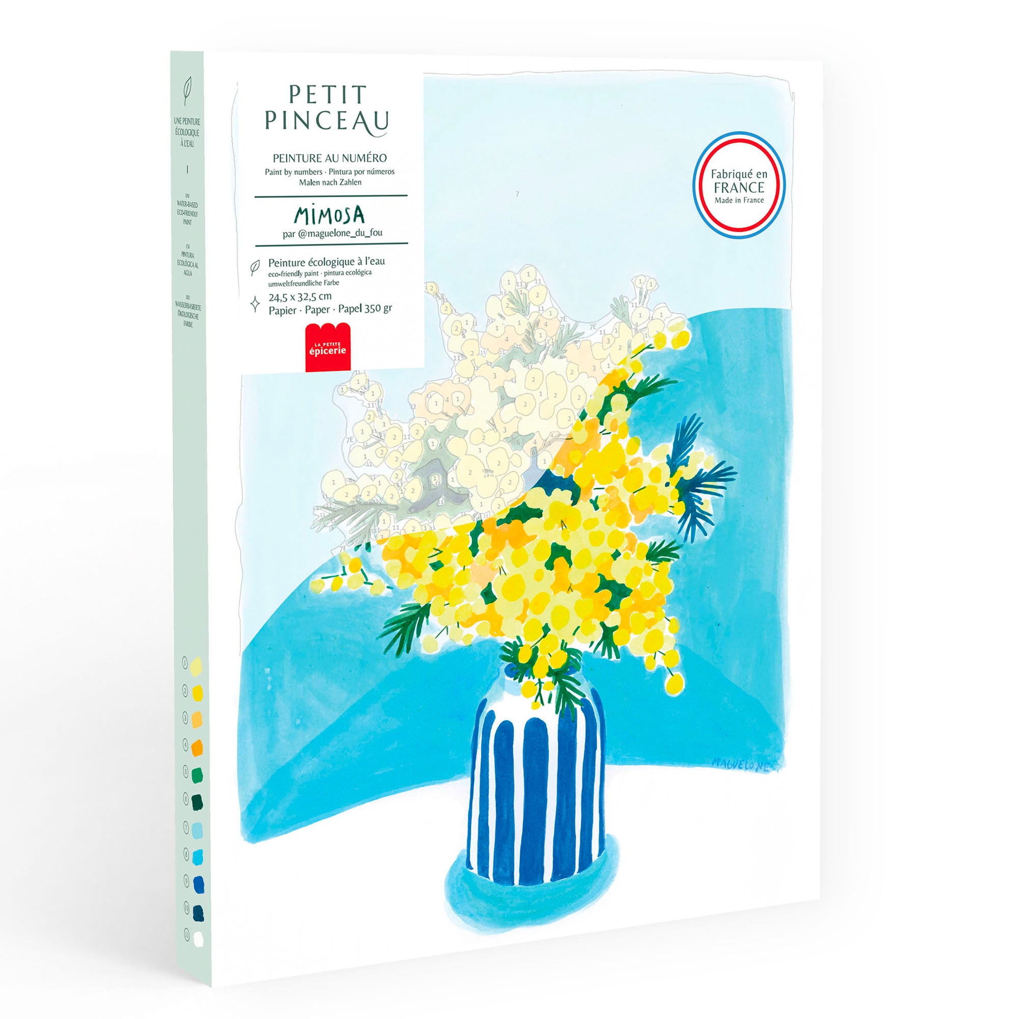 Kit de peinture au numéro - Mimosa