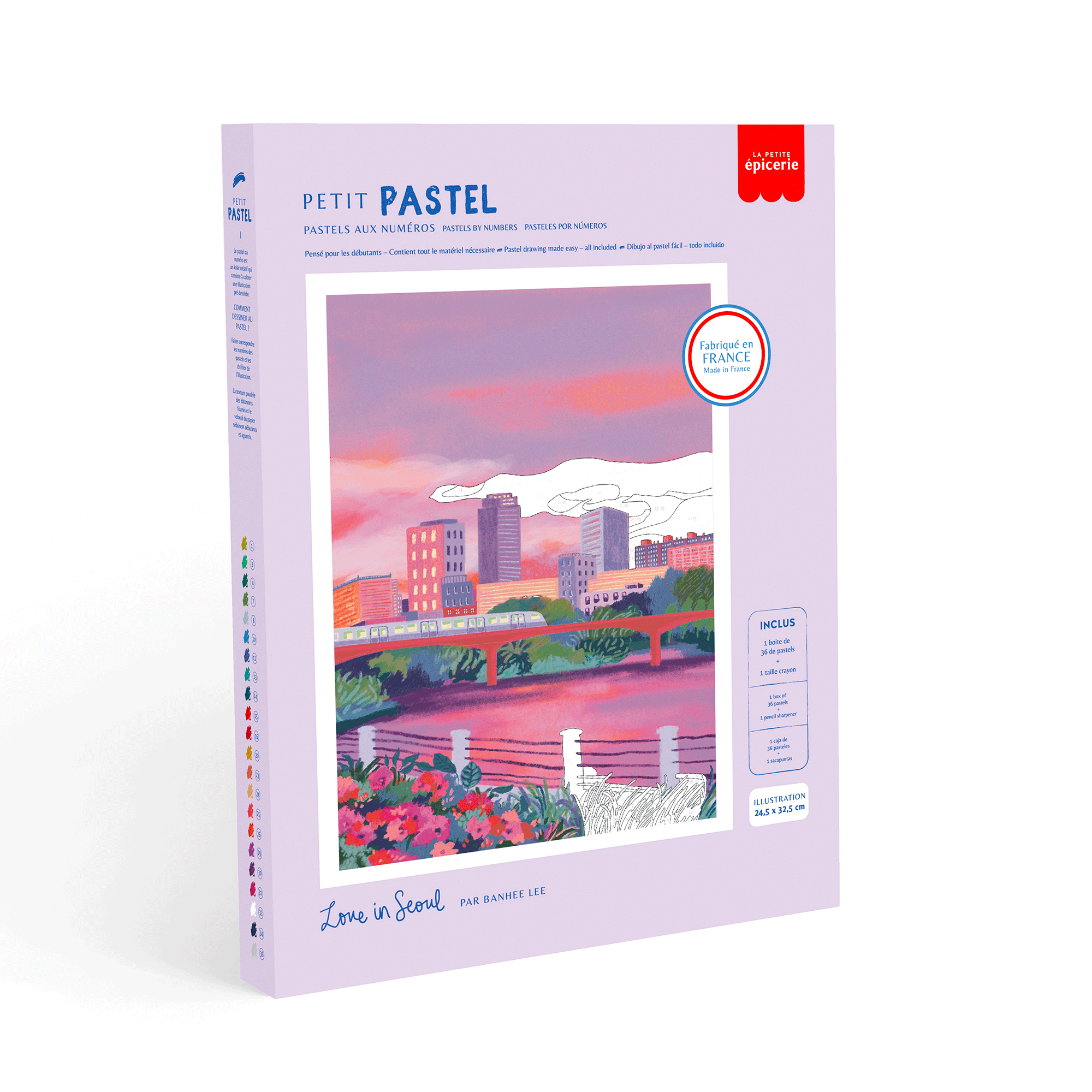 Kit de Pastels aux numéros - Love in Seoul