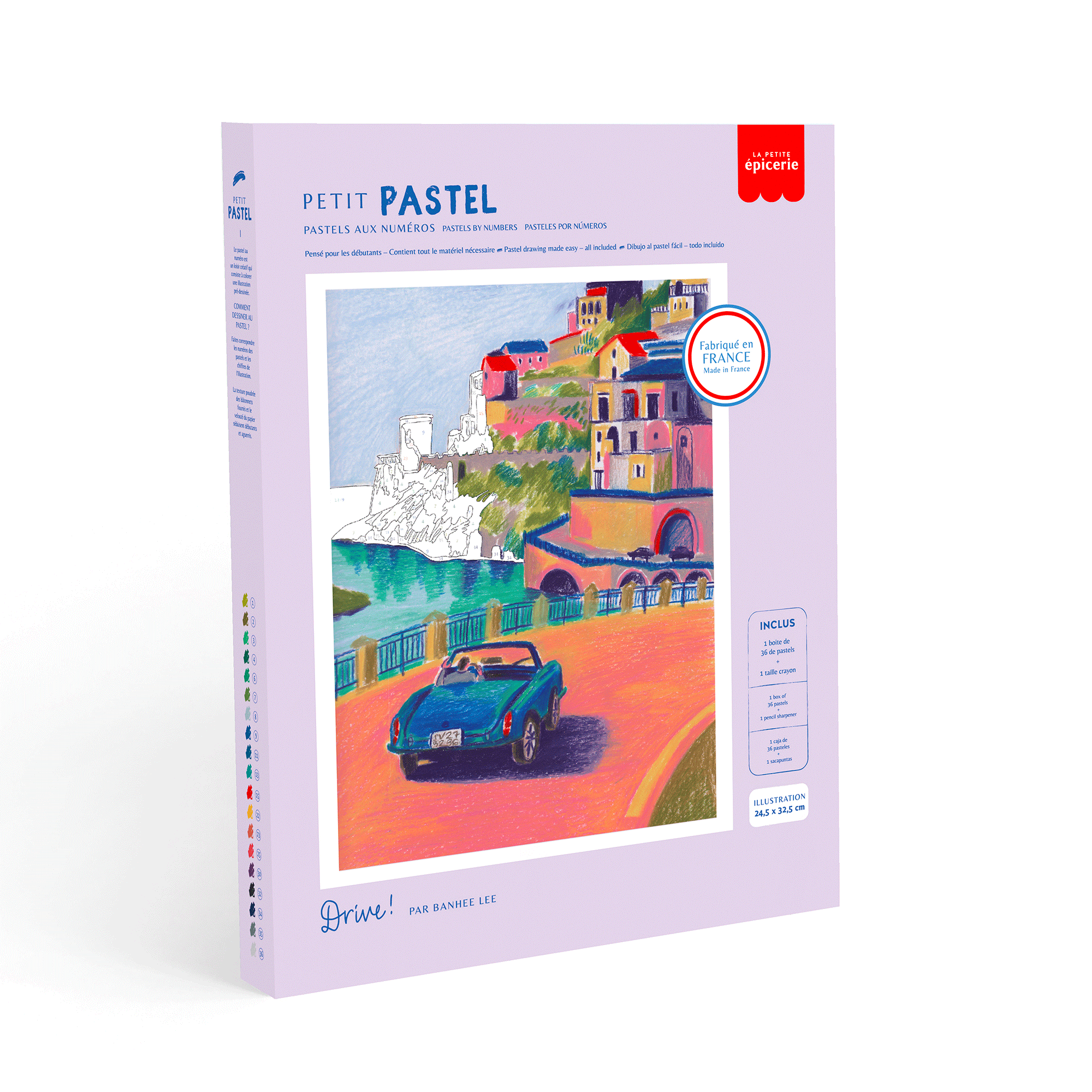 Kit de Pastels aux numéros - Drive