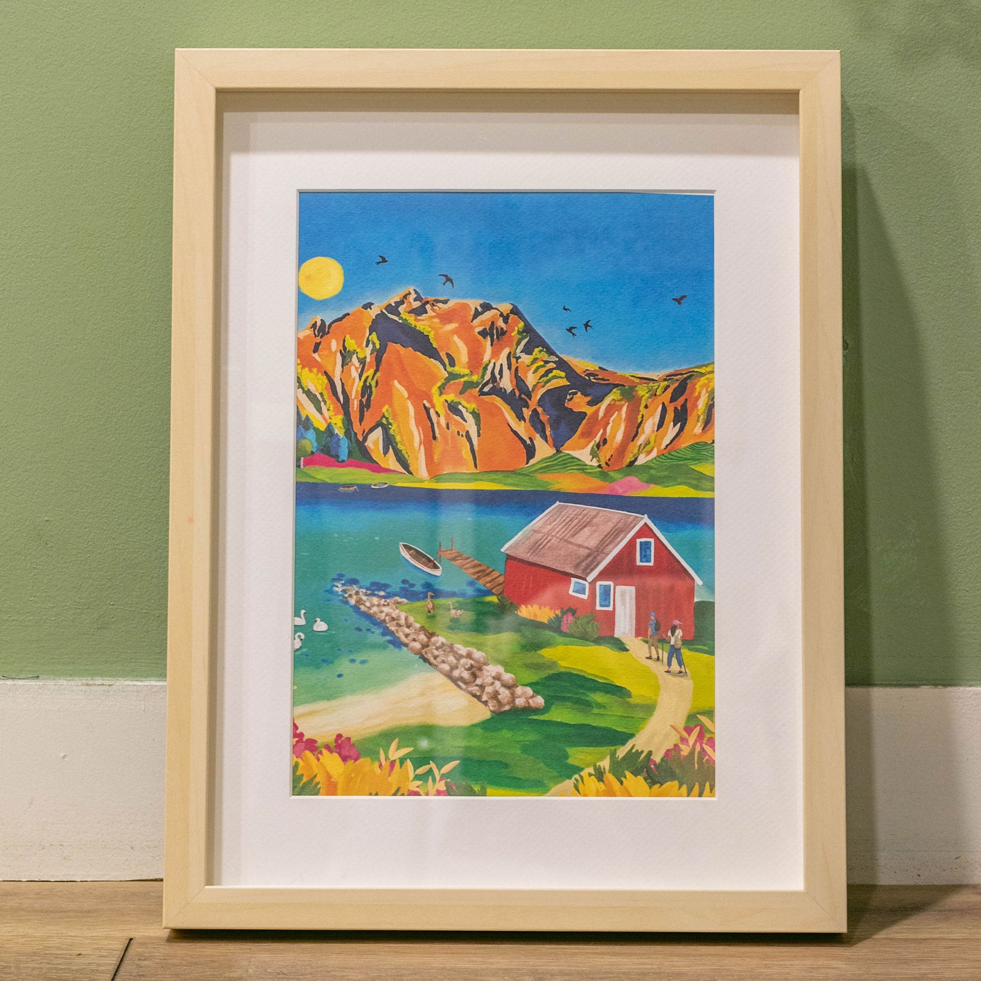 Kit de peinture au numéro - Randonnée en Norvège