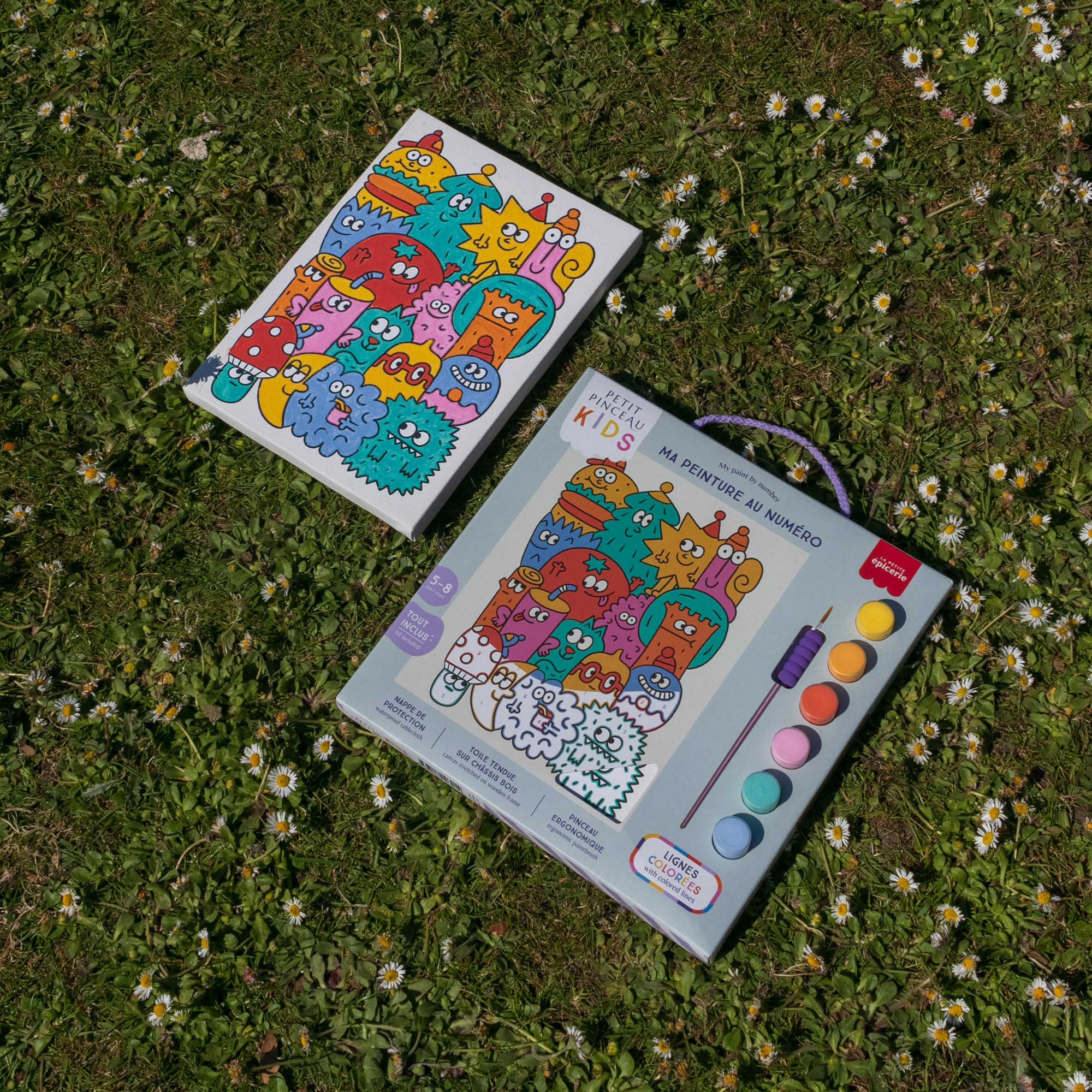 Paint by Number Kit for Kids - Unicorn and Piou