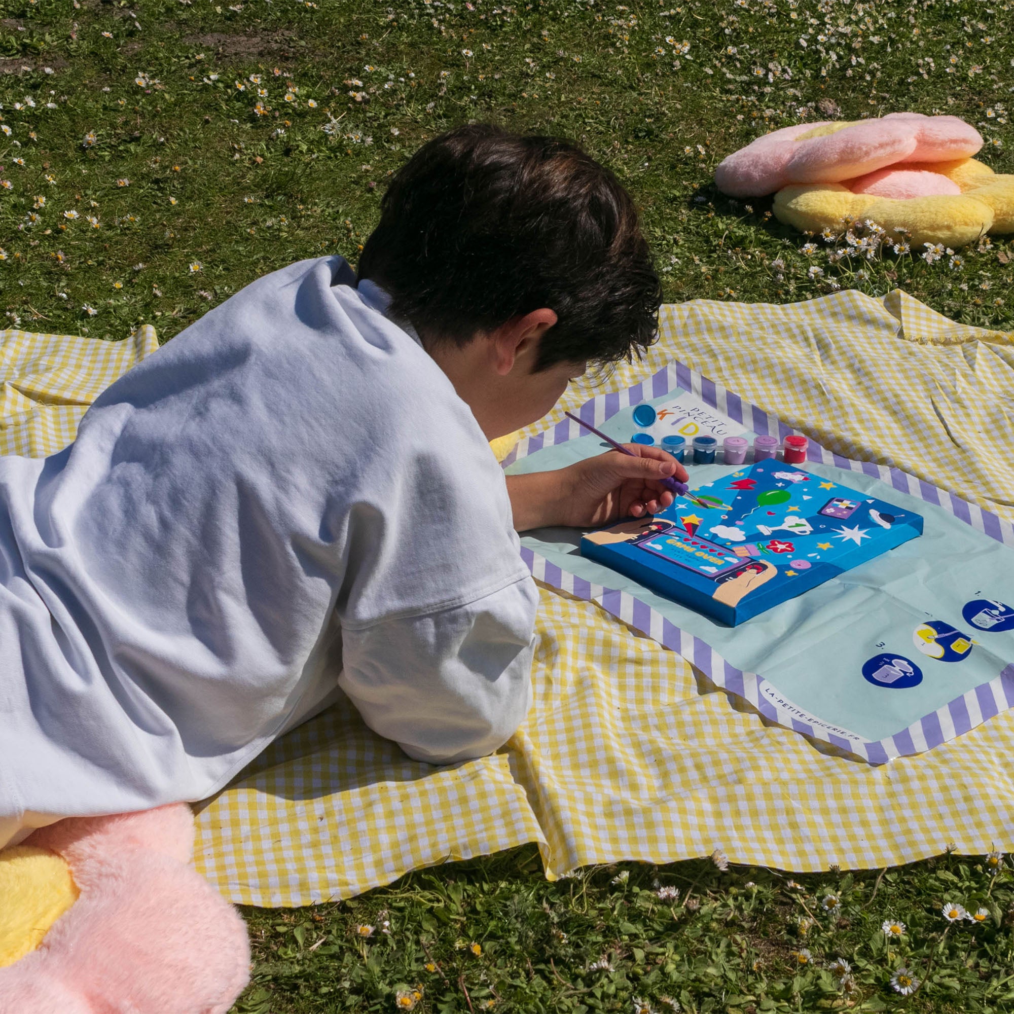 Paint by Number Kit for Kids - Unicorn and Piou