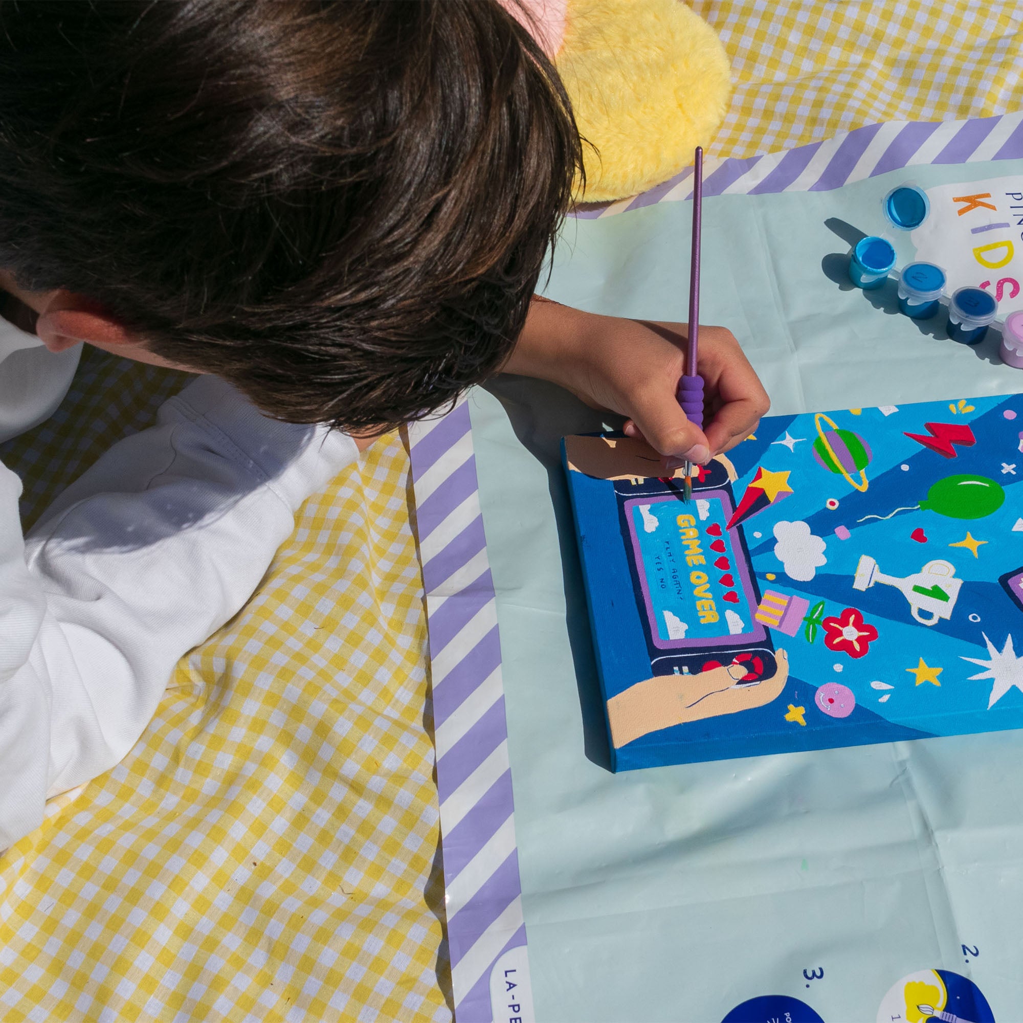 Paint by Number Kit for Kids - Unicorn and Piou