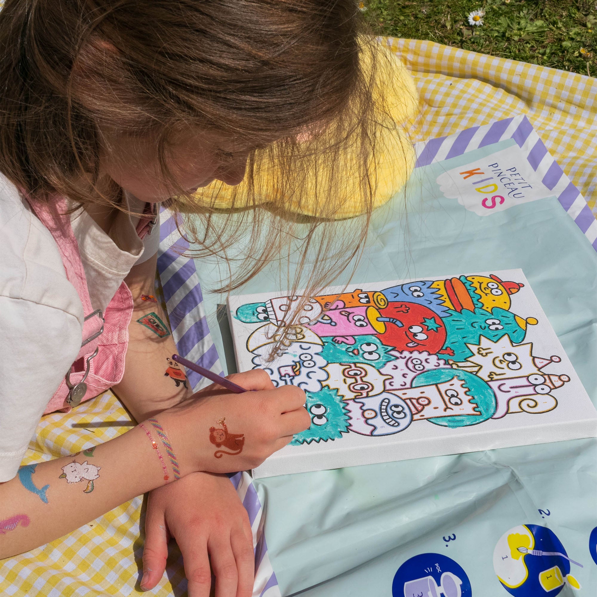Paint by Number Kit for Kids - Unicorn and Piou