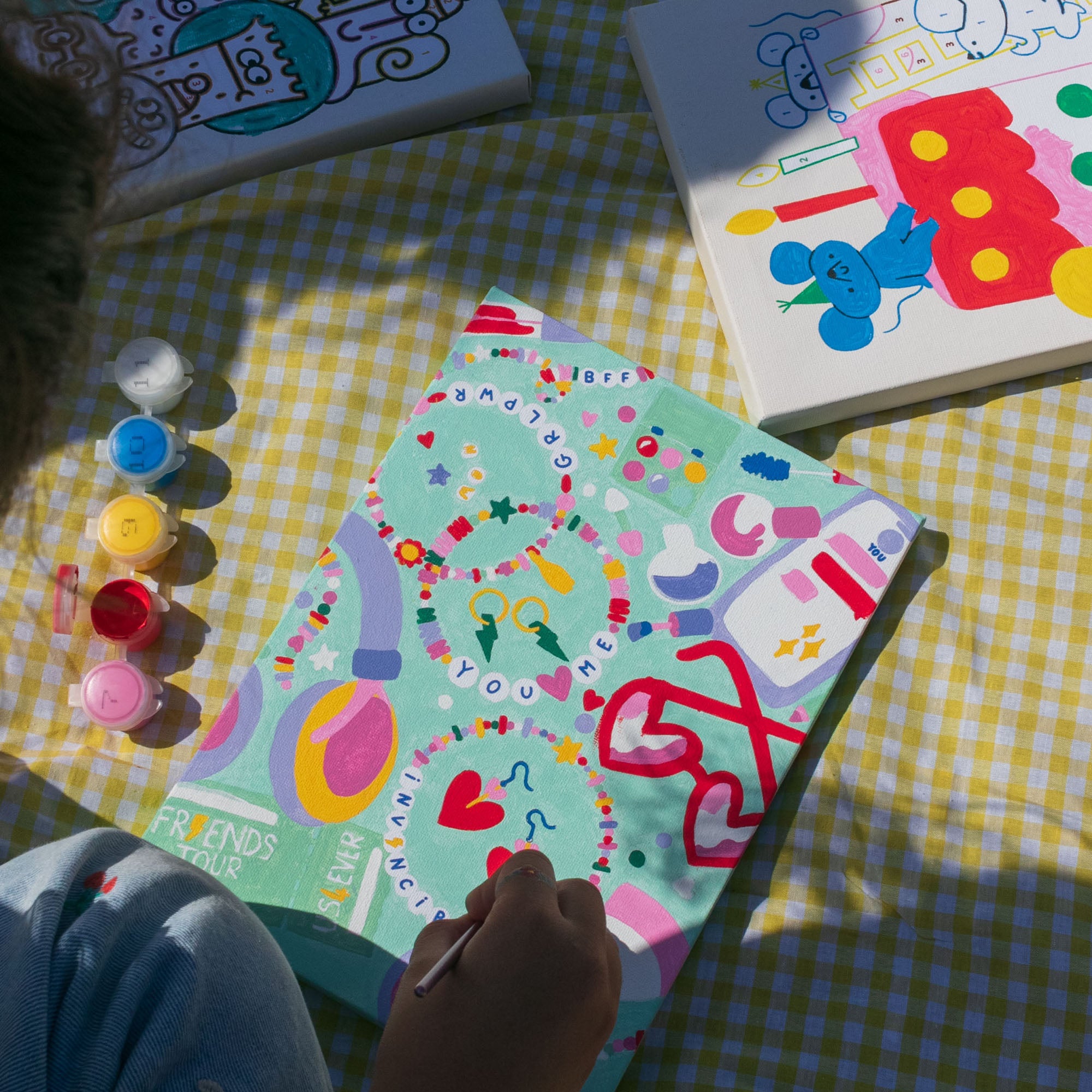 Paint by Number Kit for Kids - Unicorn and Piou