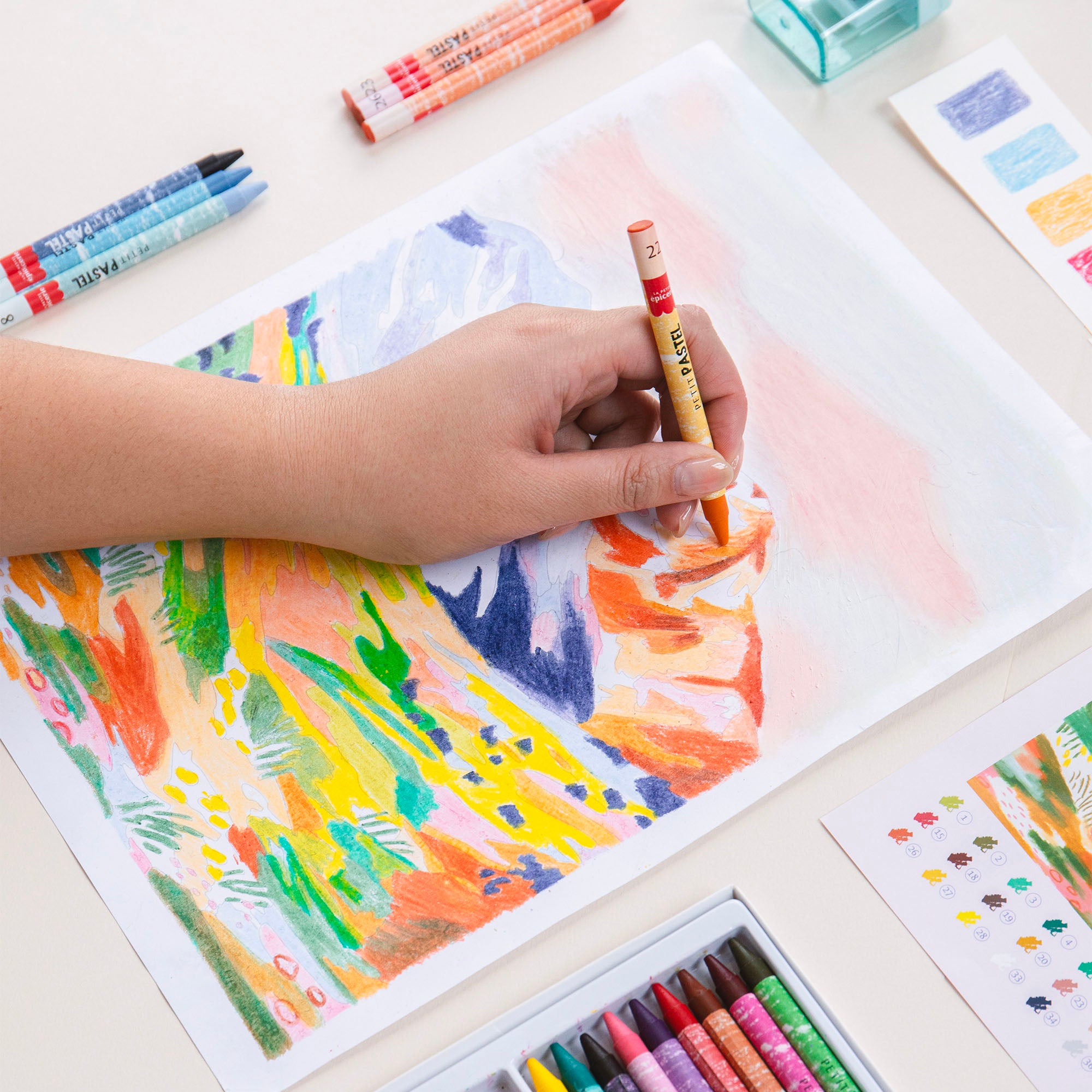Malen-nach-Zahlen-Set – Die Gorges du Verdon