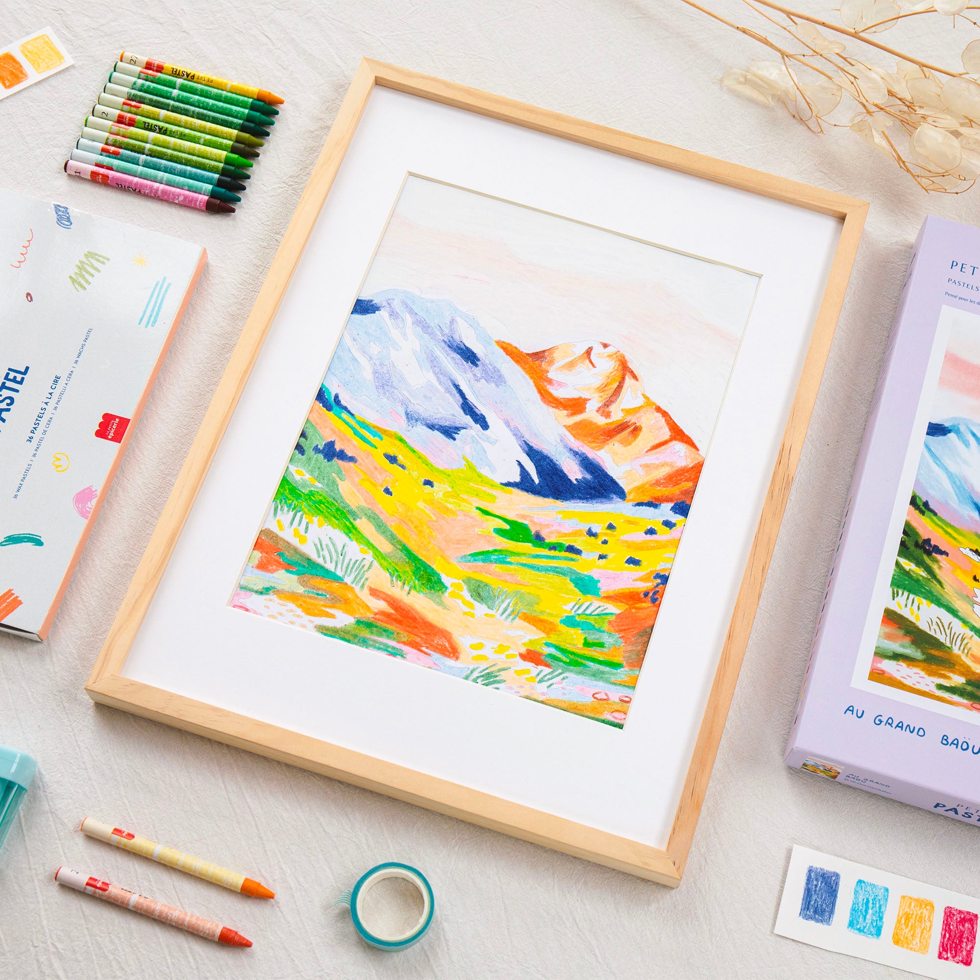 Kit de Pastels aux numéros - Au grand Baöu