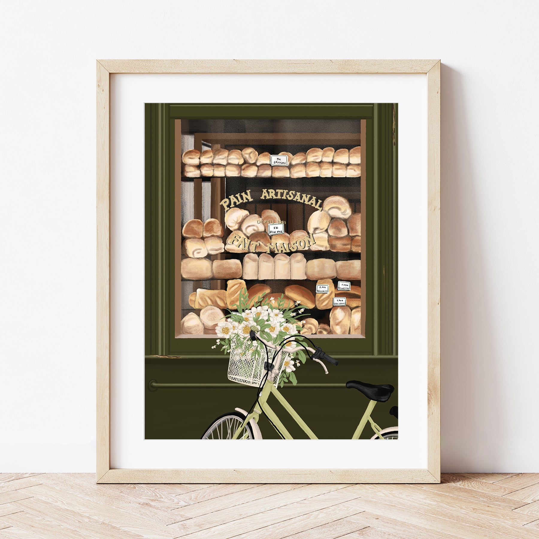 Kit peinture au numéro - Boulangerie Parisienne