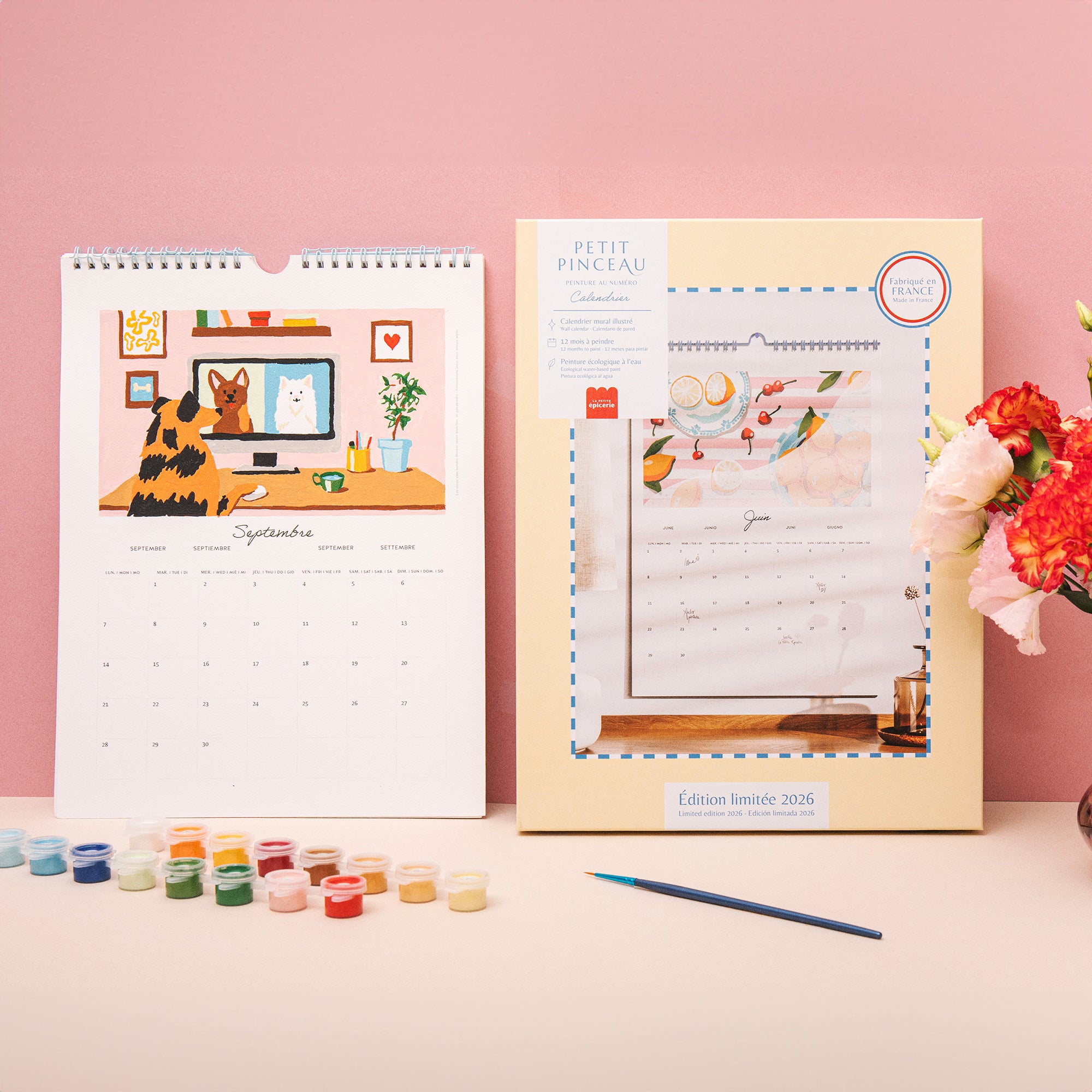 Kit de peinture au numéro - Calendrier 2026
