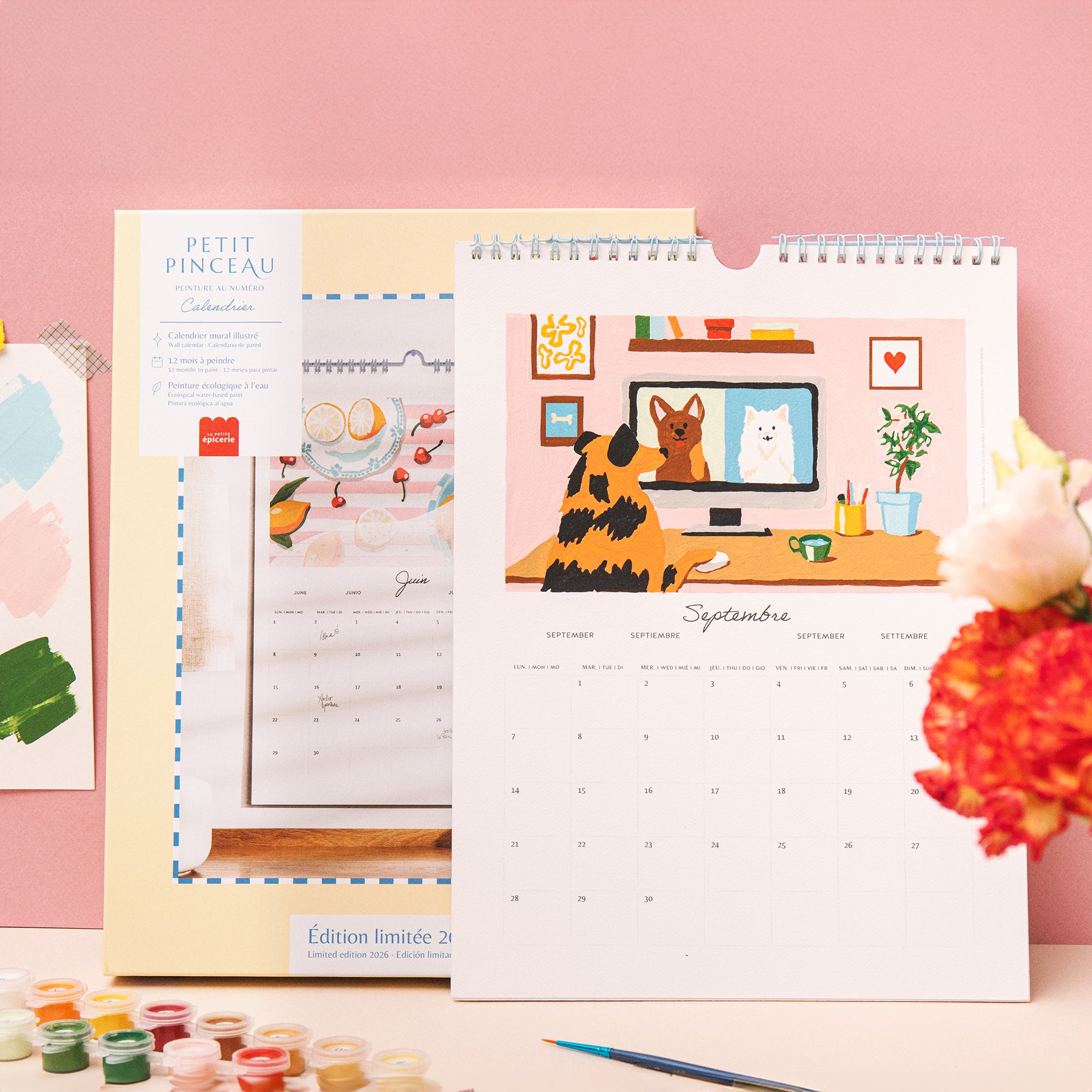 Kit de peinture au numéro - Calendrier 2026