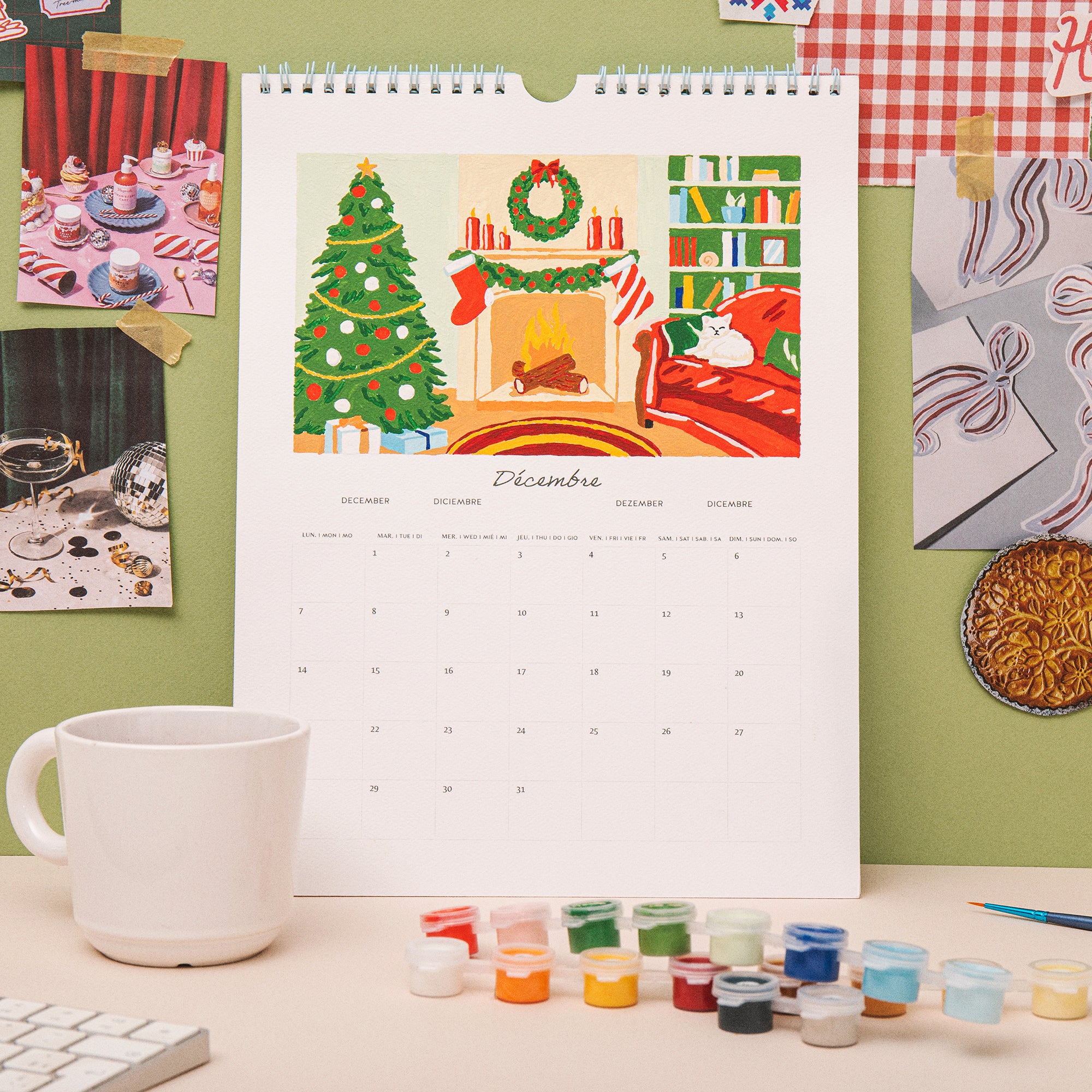 Kit de peinture au numéro - Calendrier 2026