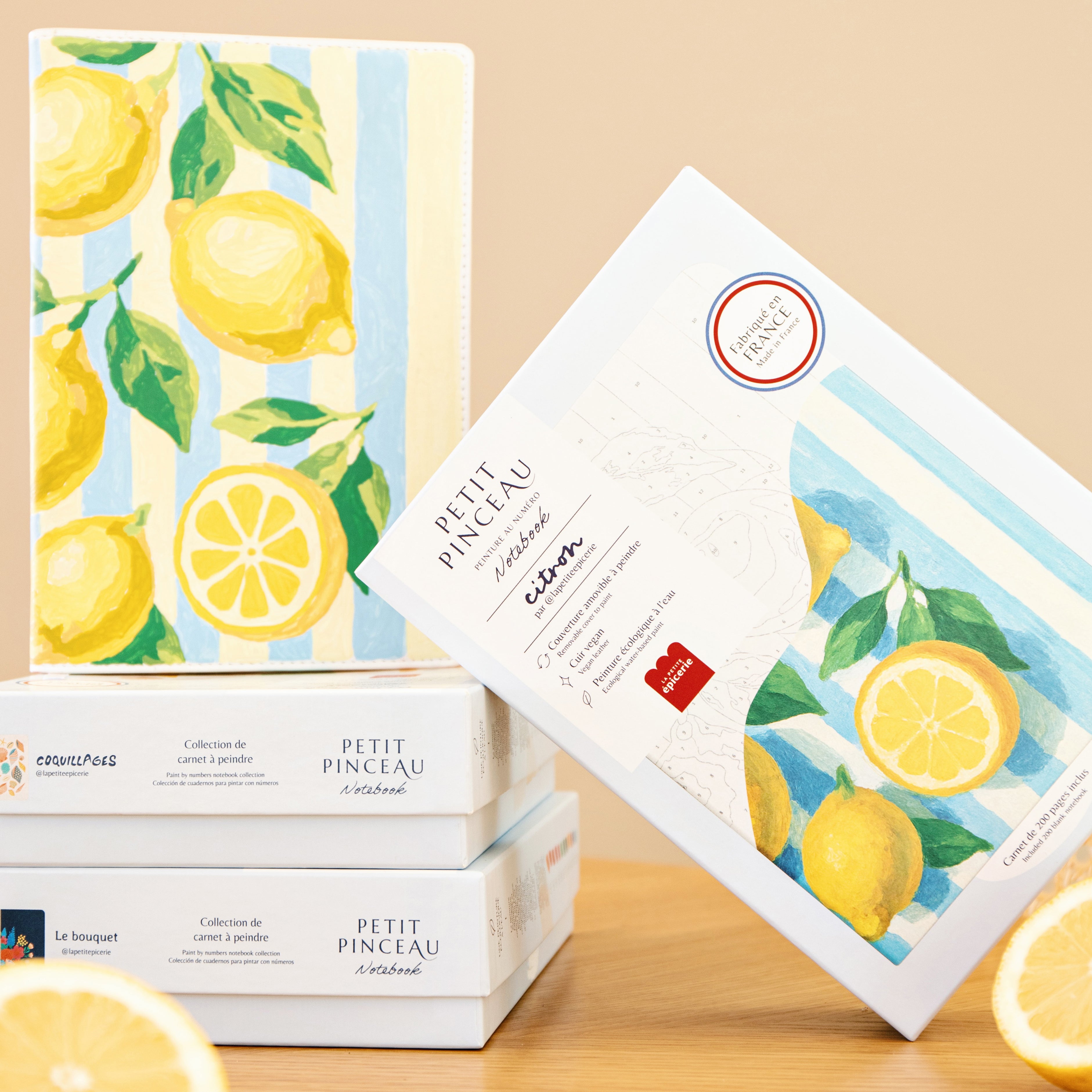 Carnet à peindre - Citrons