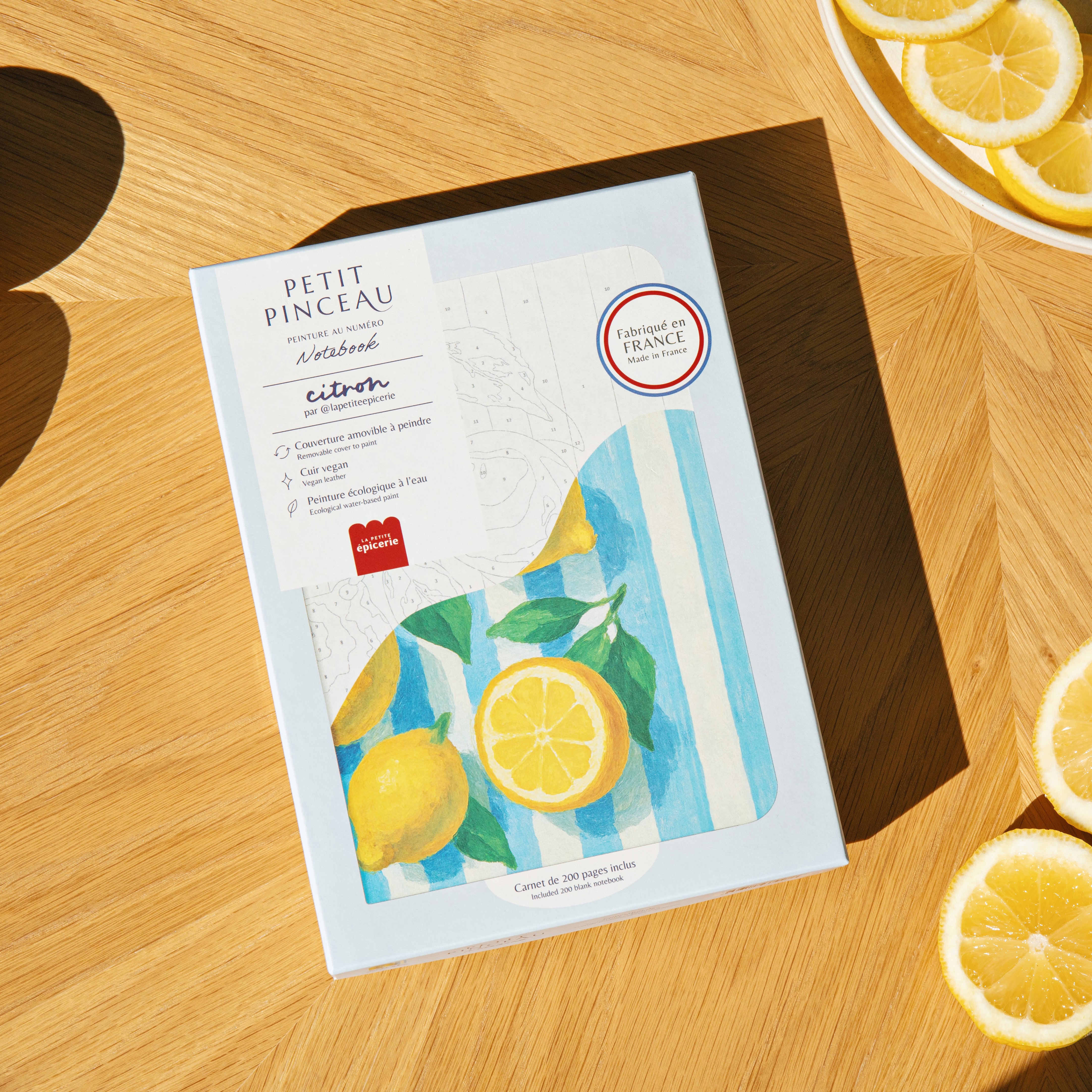 Carnet à peindre - Citrons