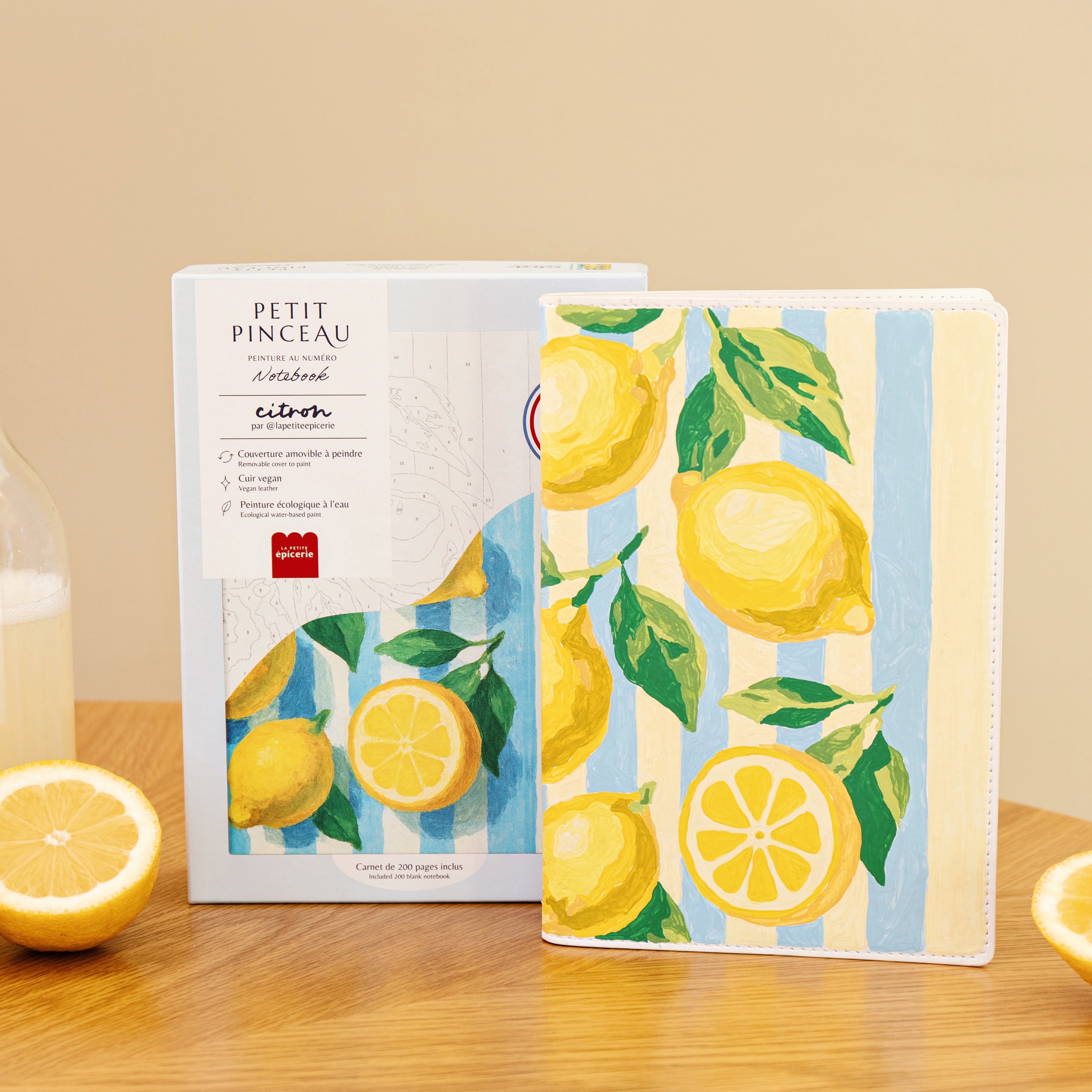 Carnet à peindre - Citrons