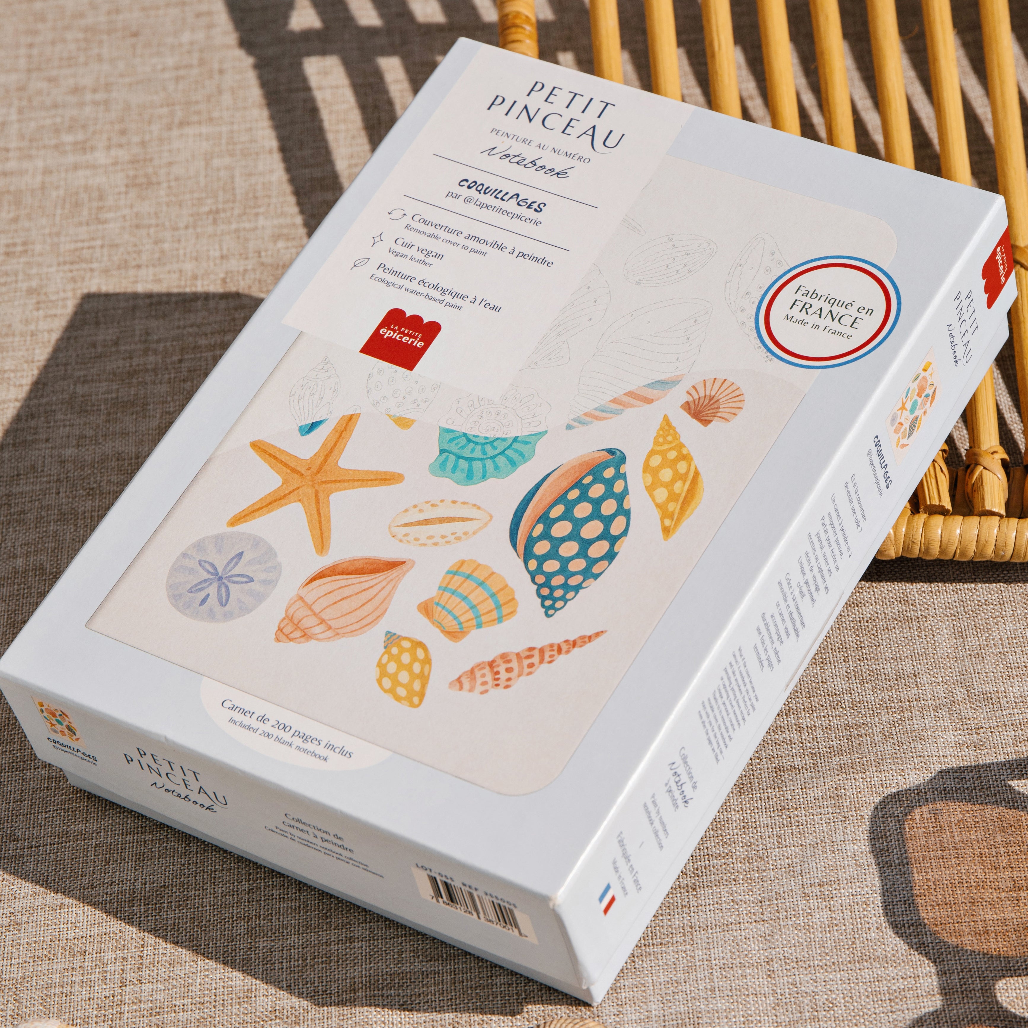 Carnet à peindre - Coquillage