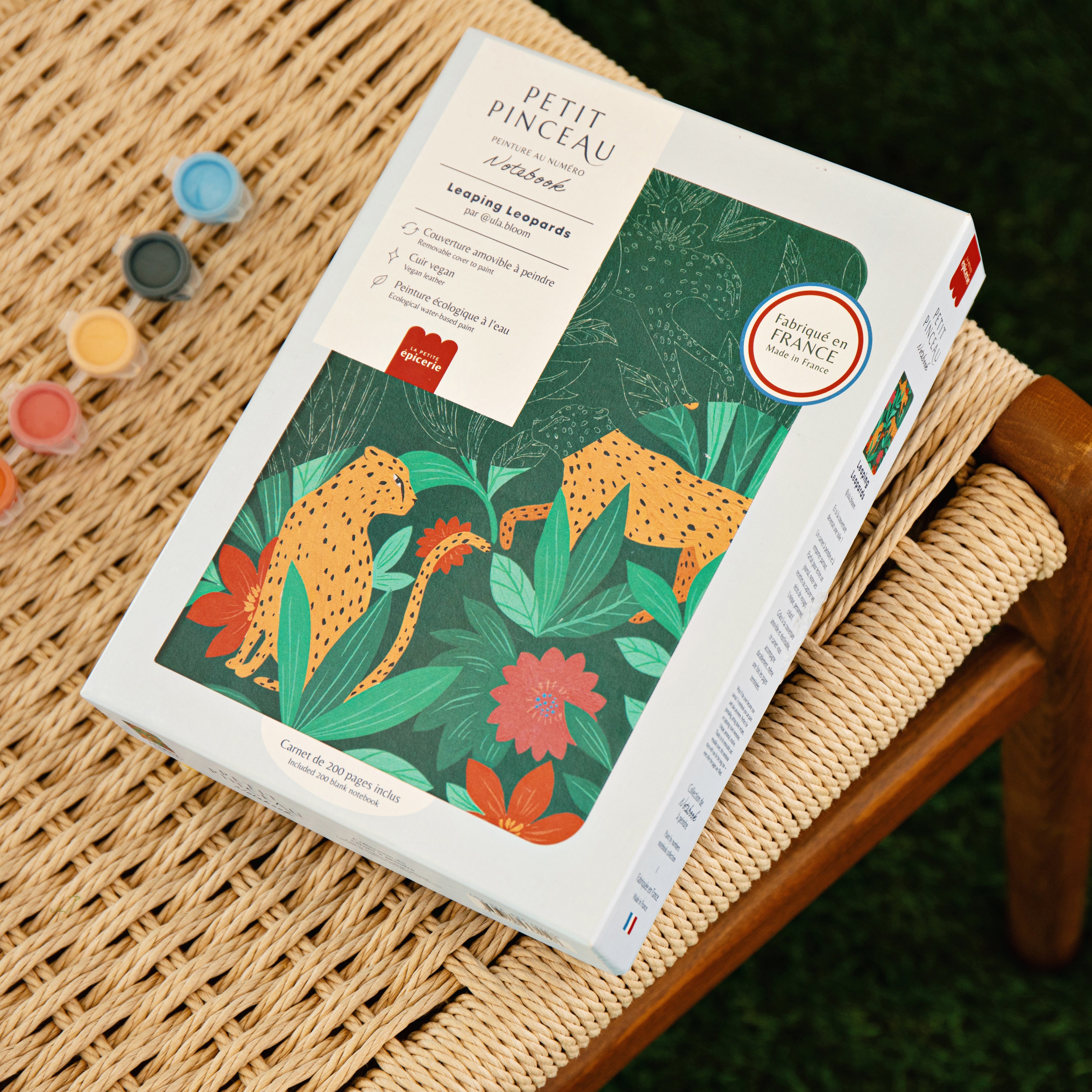 Carnet à peindre - Leaping Leopards