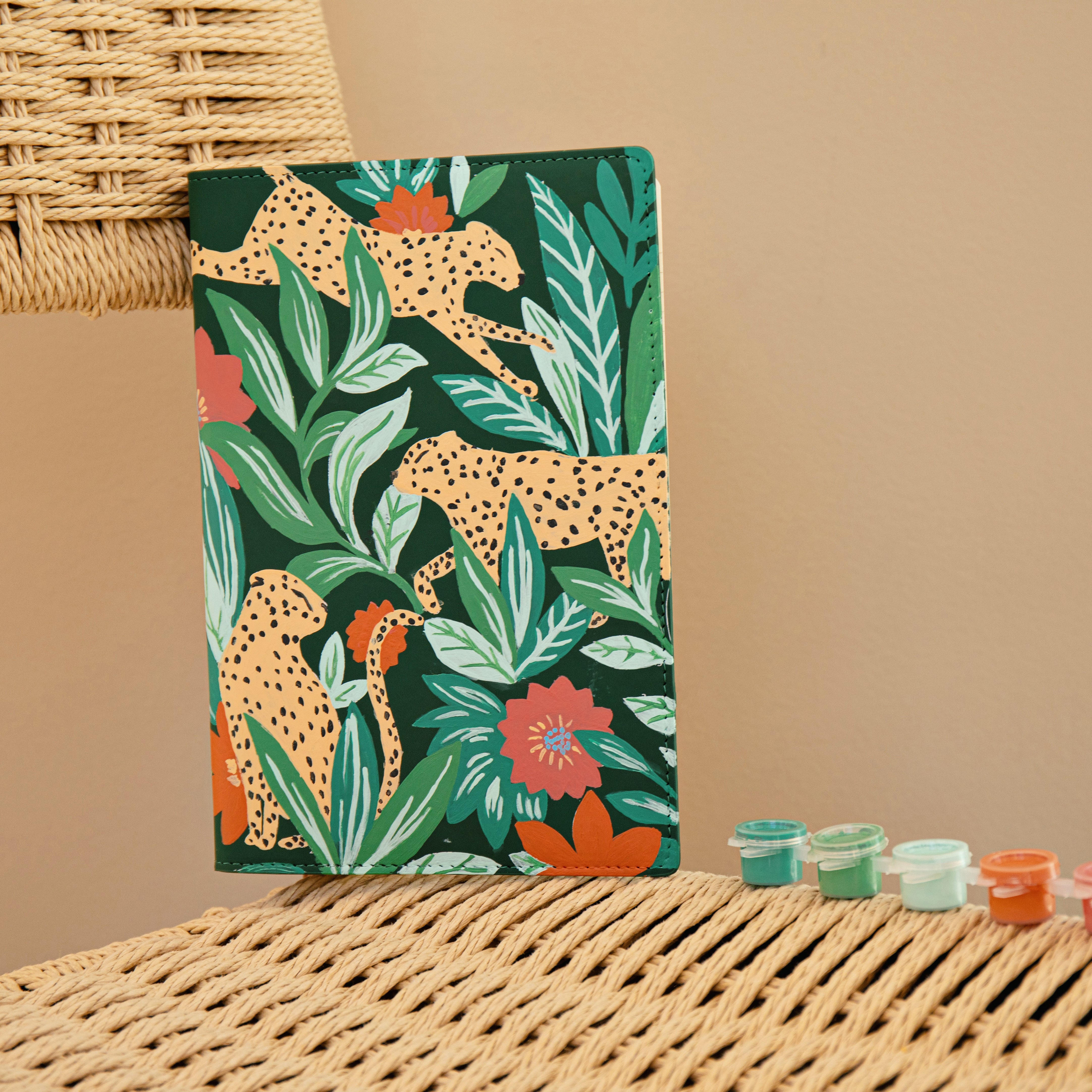 Carnet à peindre - Leaping Leopards