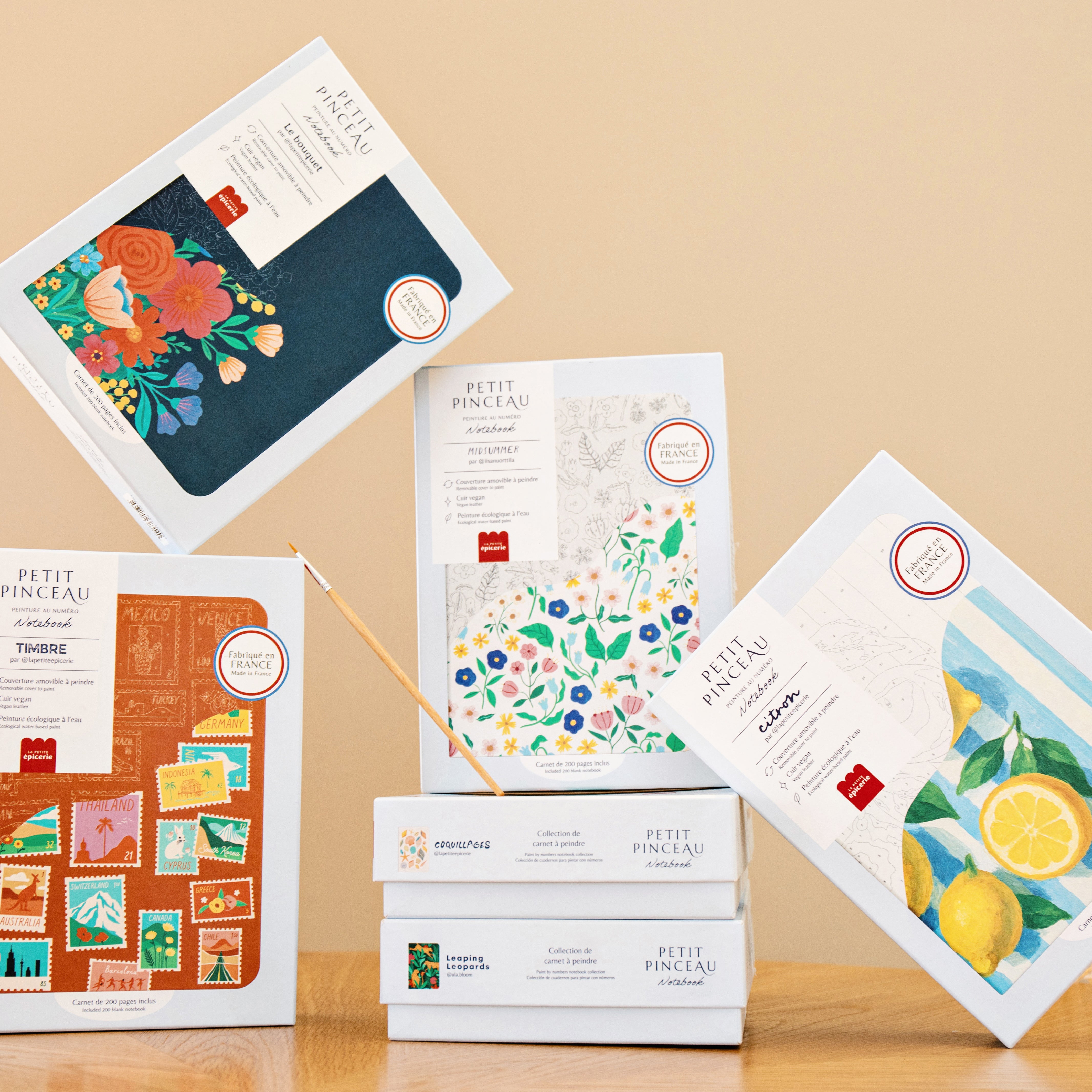 Carnet à peindre - Citrons