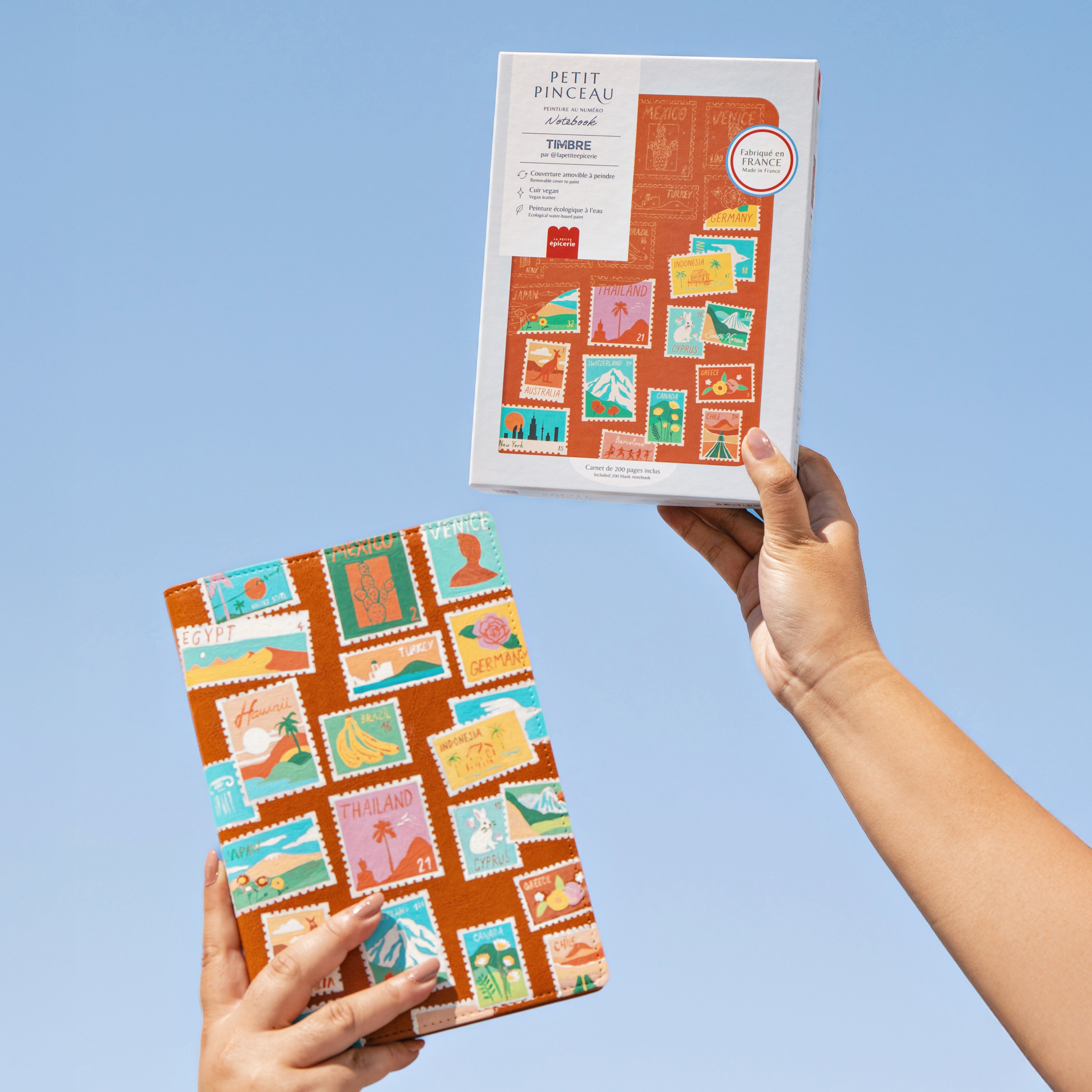 Carnet à peindre - Timbre