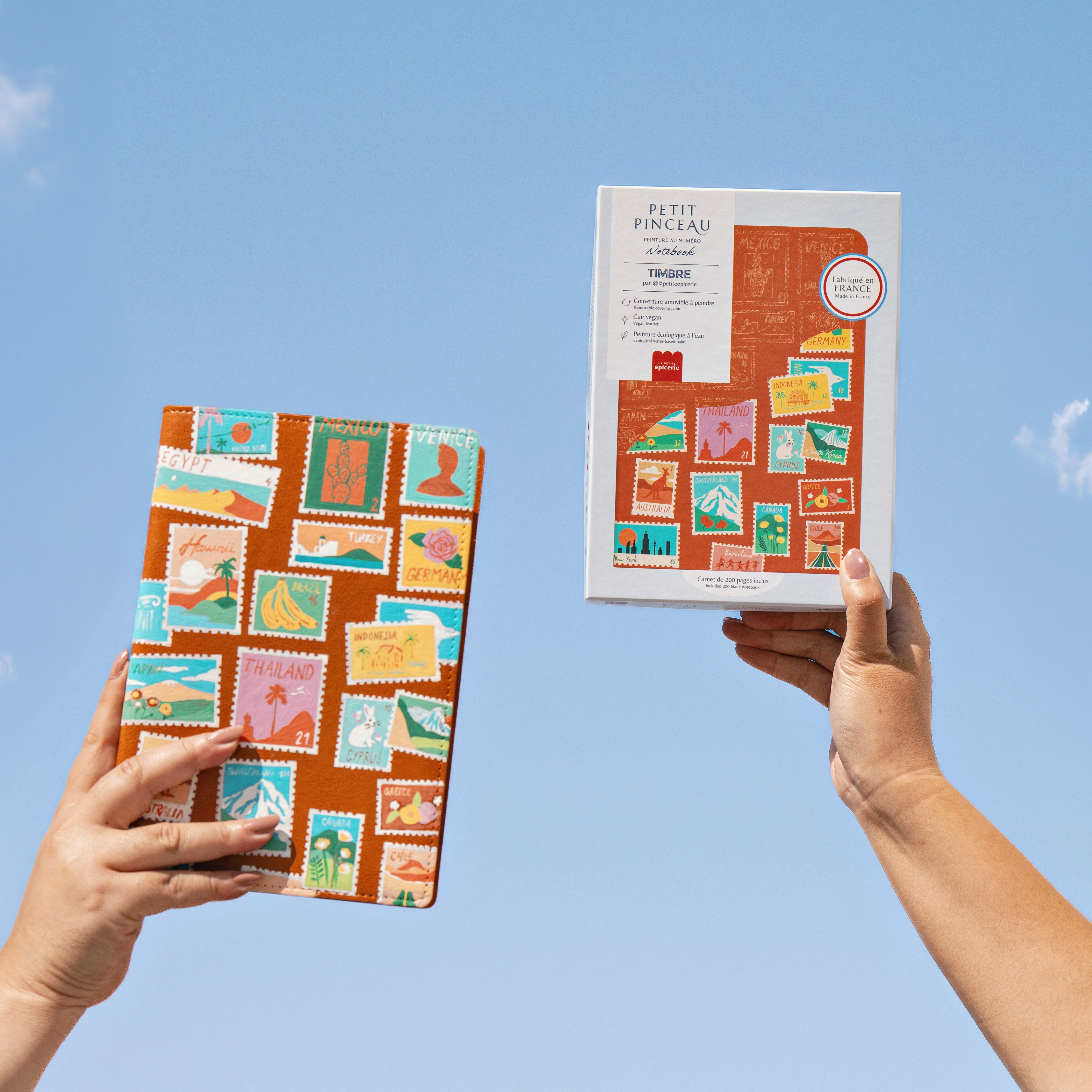 Carnet à peindre - Timbre