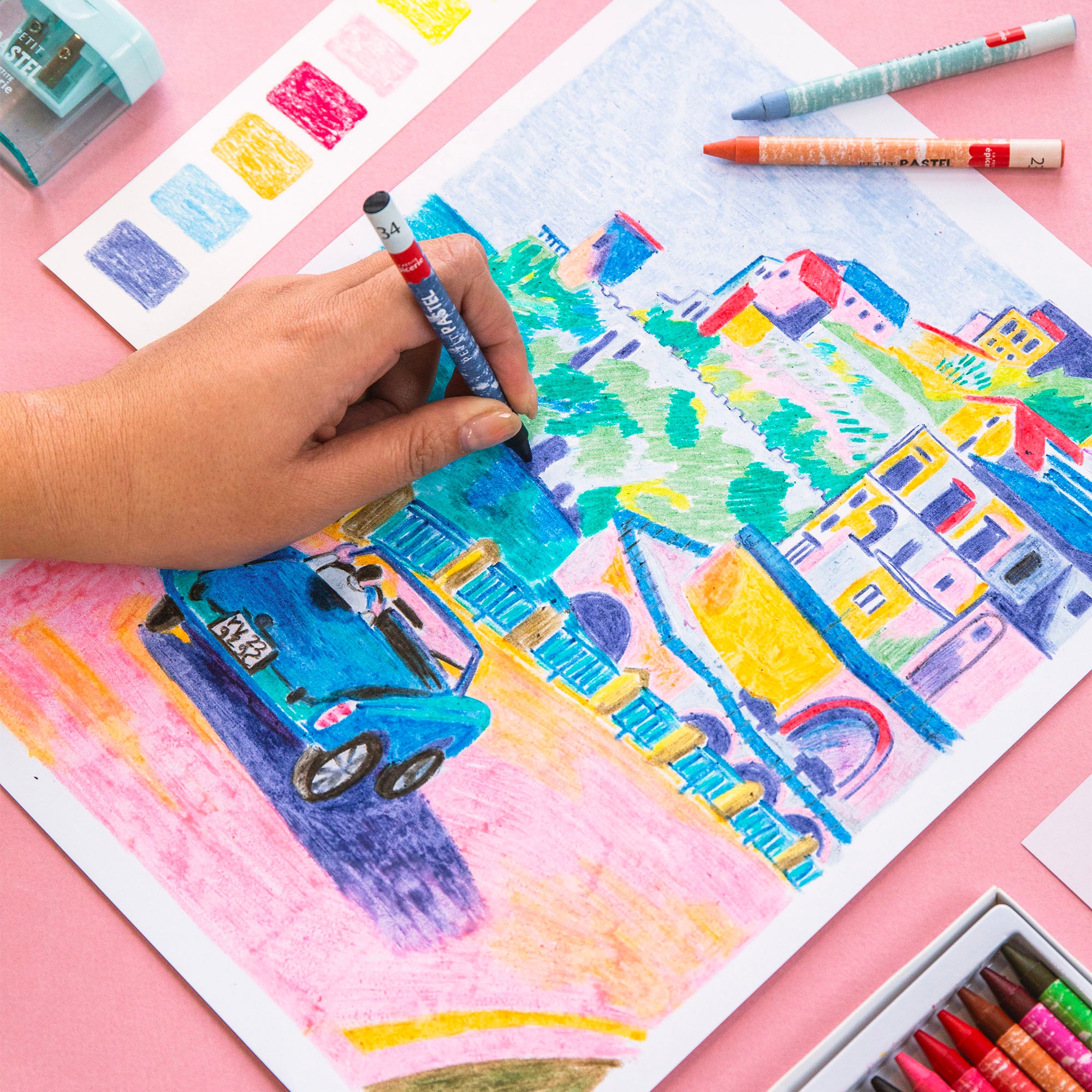 Kit de Pastels aux numéros - Drive