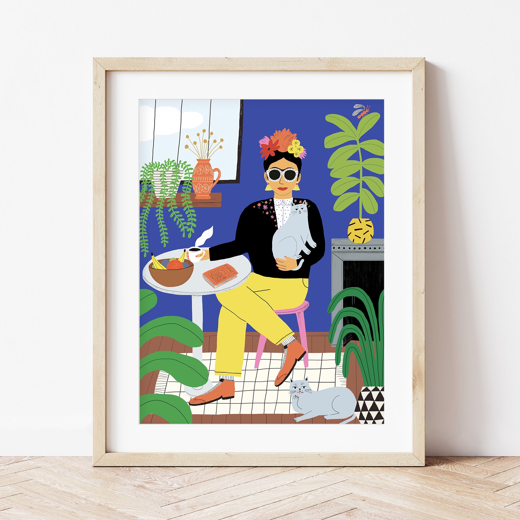 Kit peinture au numéro - La fille aux chats