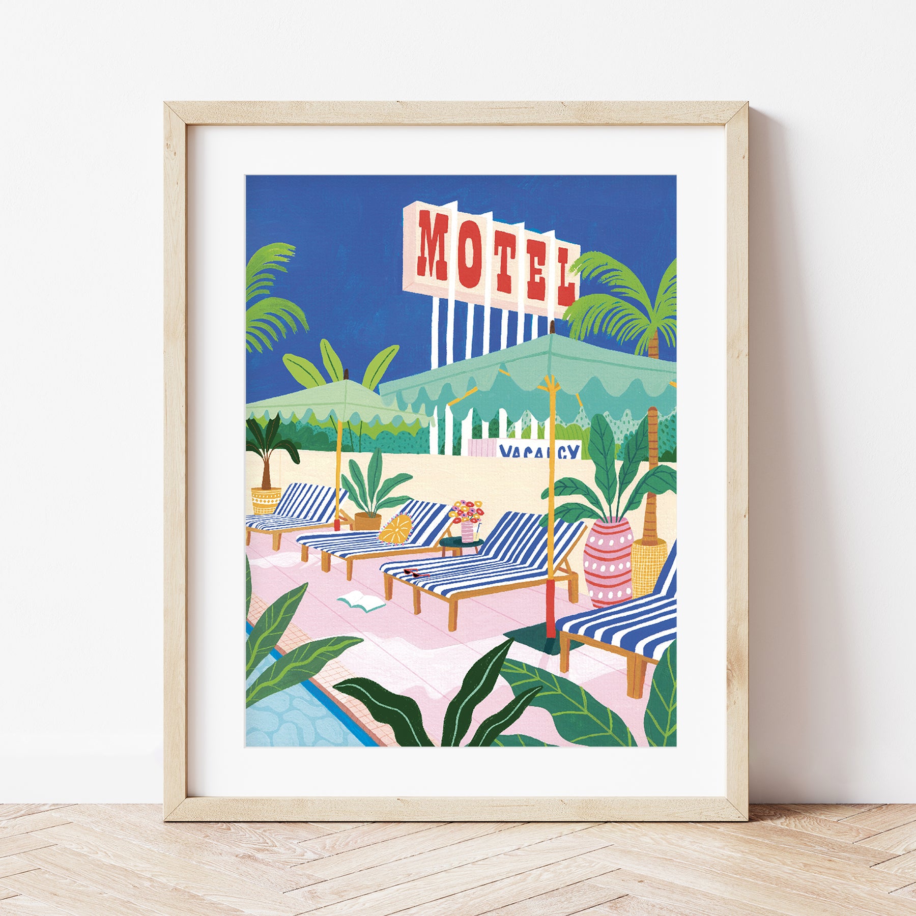 Kit peinture au numéro - The Motel pool