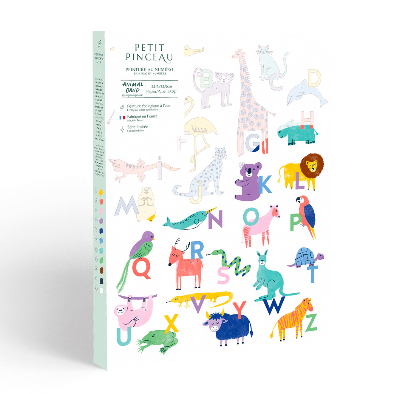 Kit peinture au numéro - Animal gang