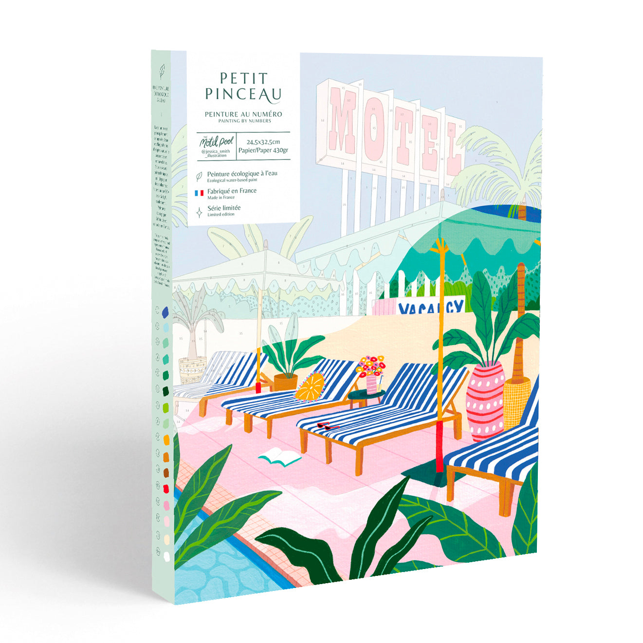 Kit peinture au numéro - The Motel pool