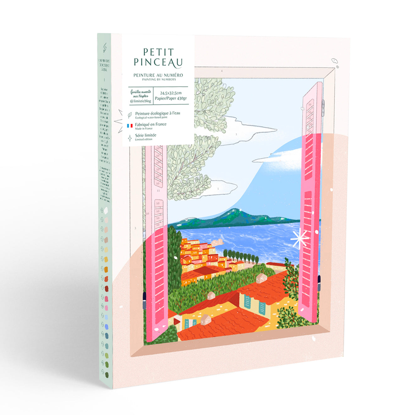 Paint by number kit - Window open to Naples