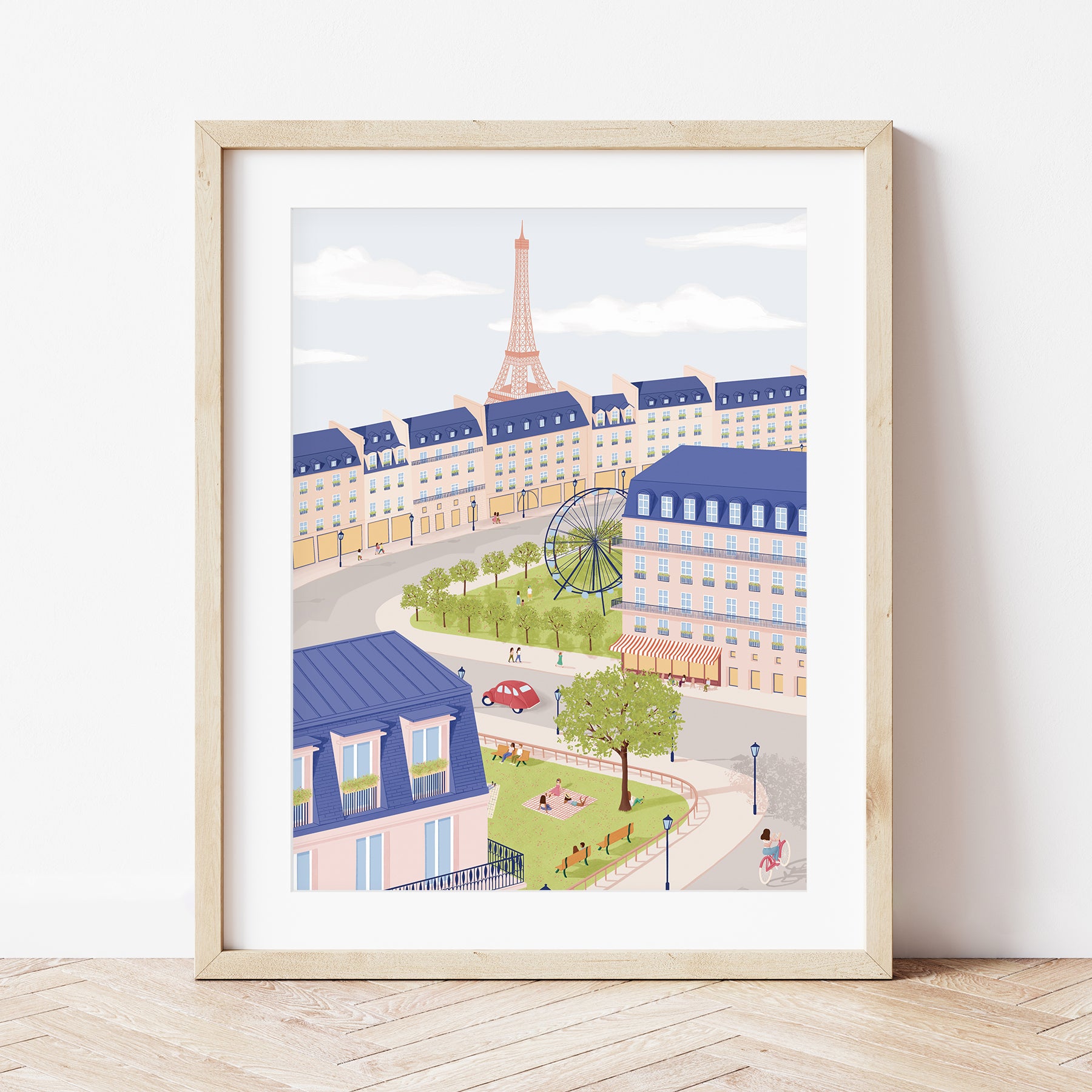Kit peinture au numéro - Un Printemps à Paris